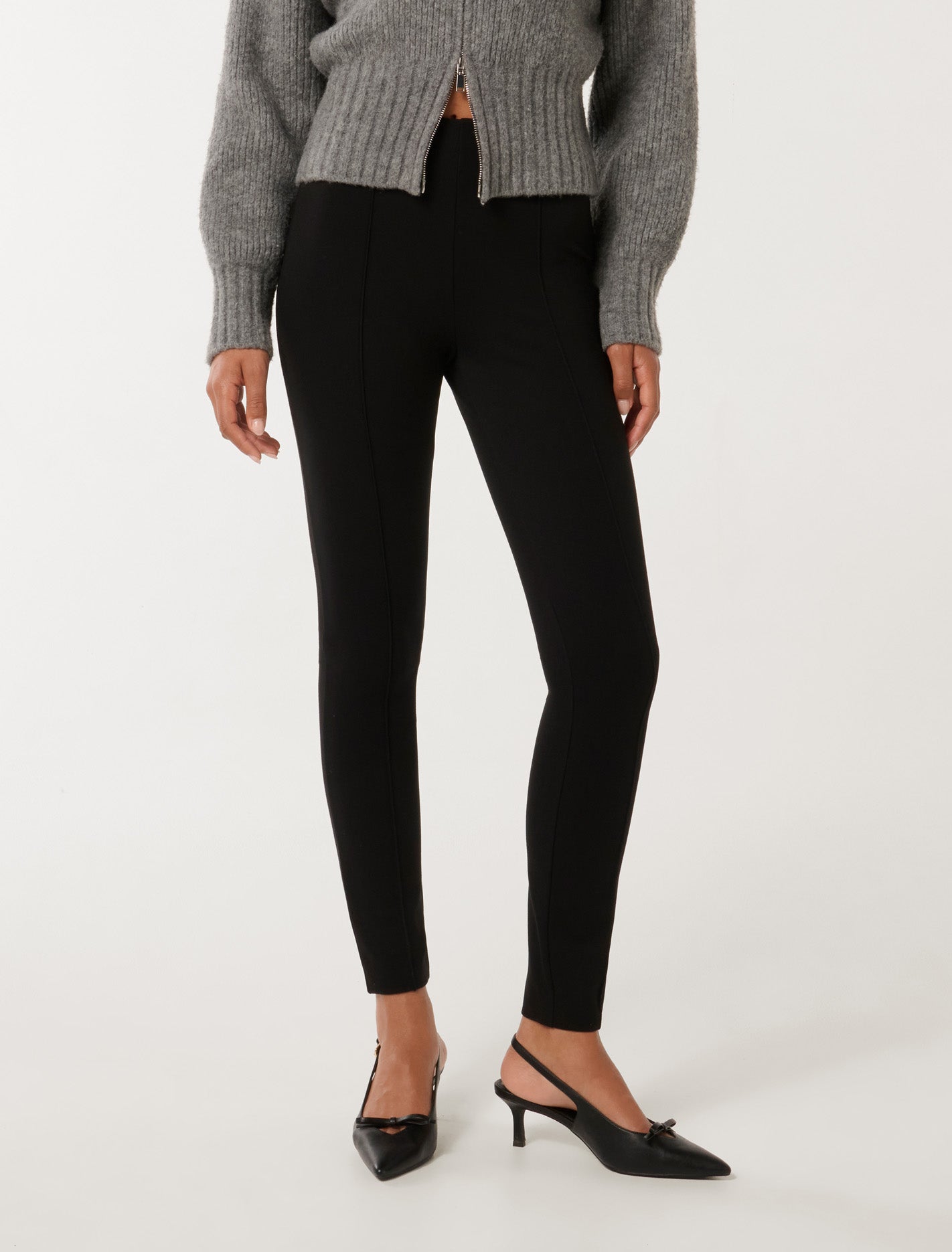 Carrie Ponte Leggings Black