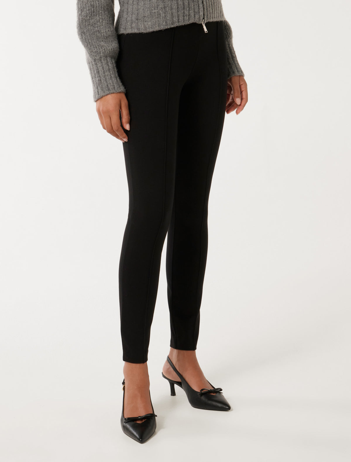 Carrie Ponte Leggings Black