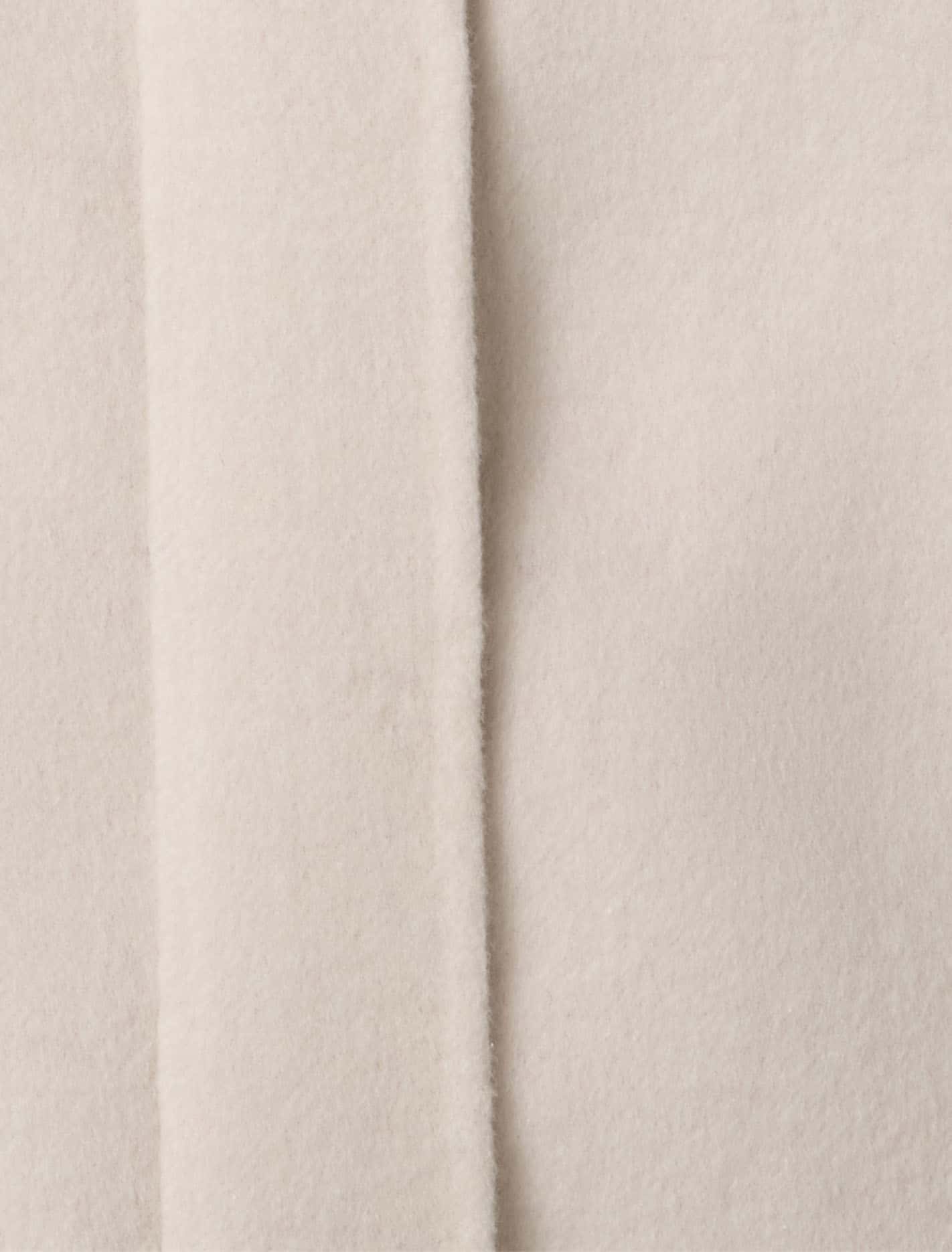 Eden Zip Through Felled Jacket Cream