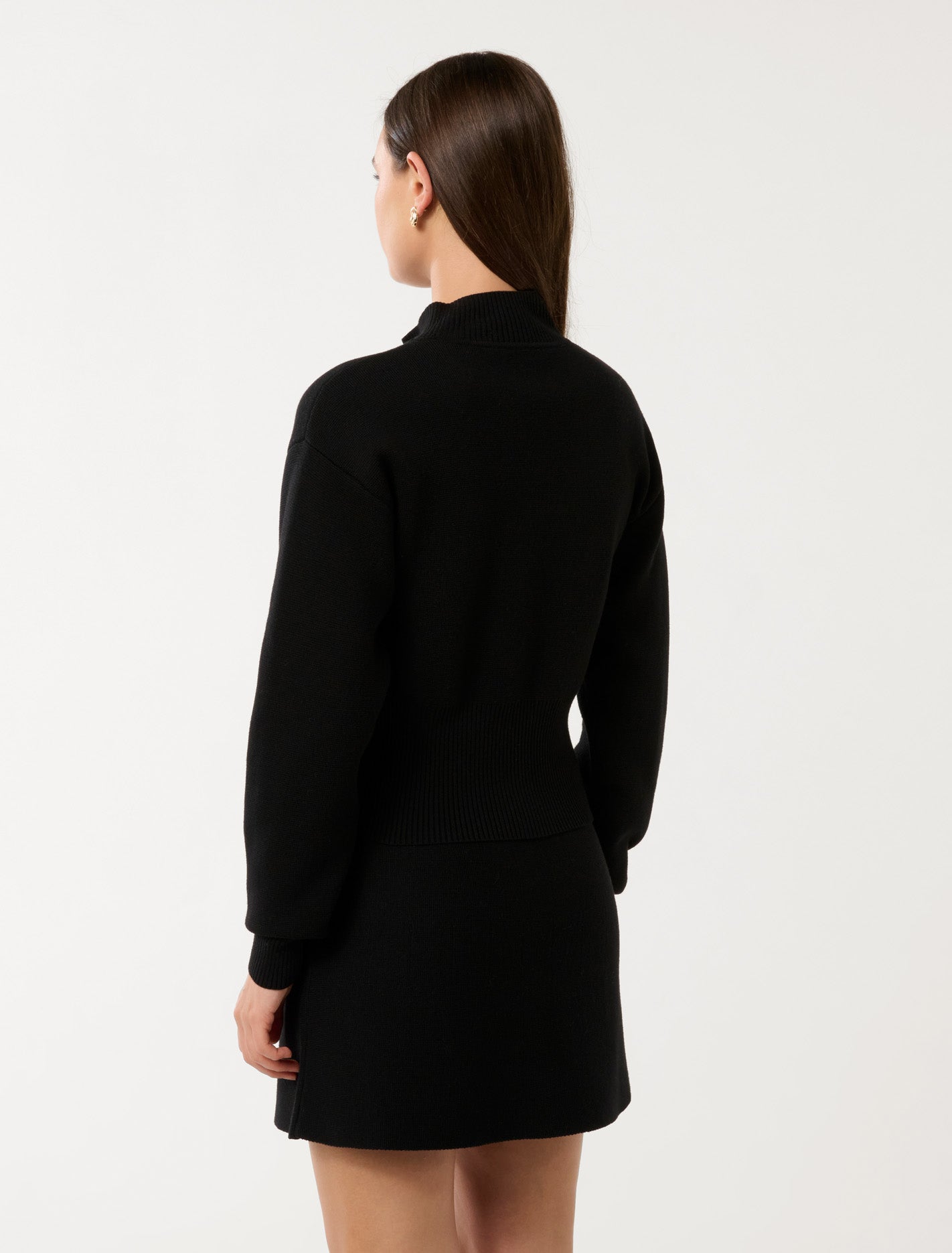 Tia Zip Co-ord Cardigan Black