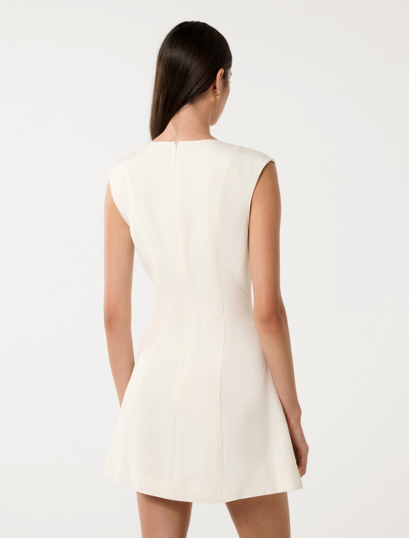 Clover Snaffle Detail Mini Dress Porcelain