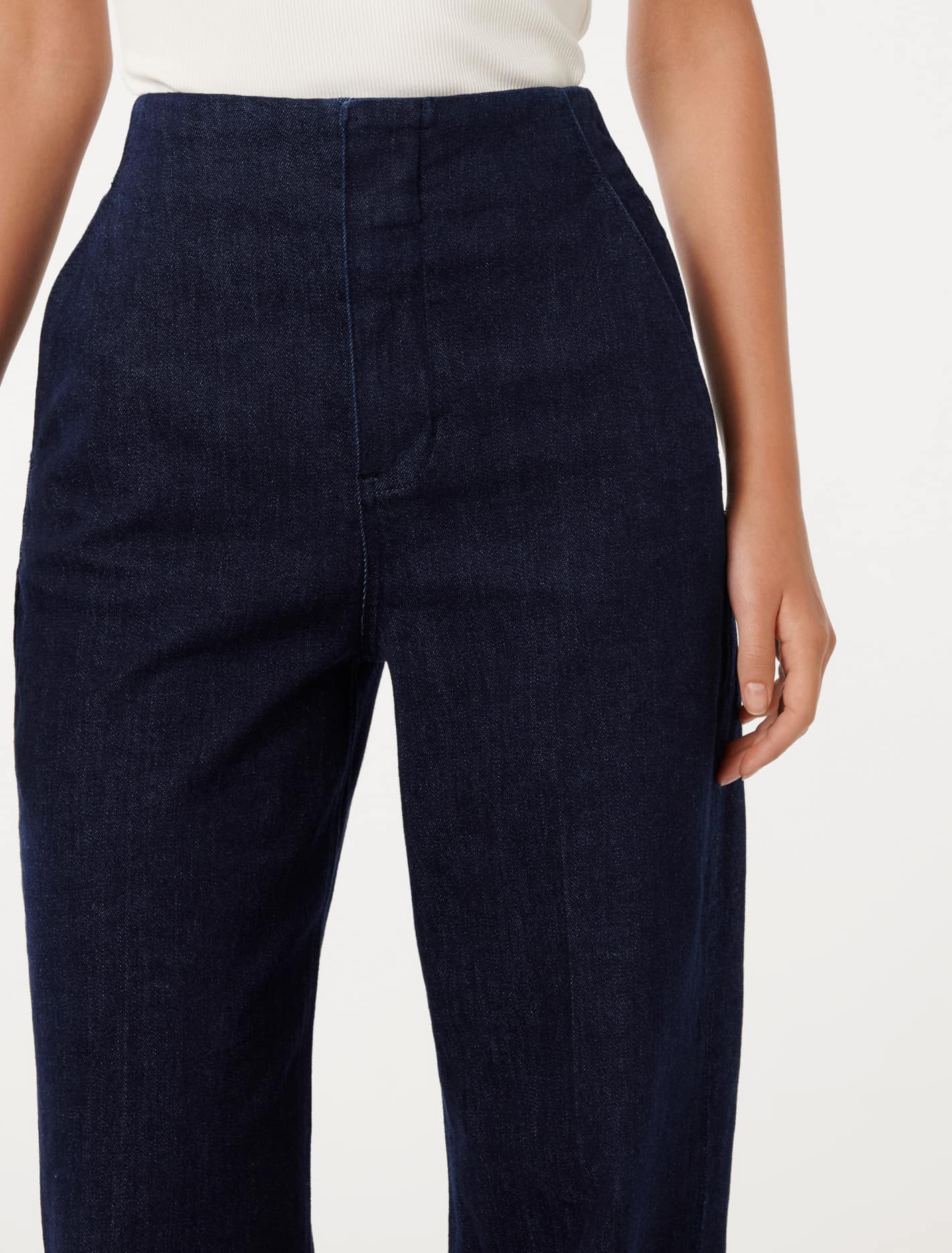 Beth Wide Leg Jeans Dark Rinse Wash