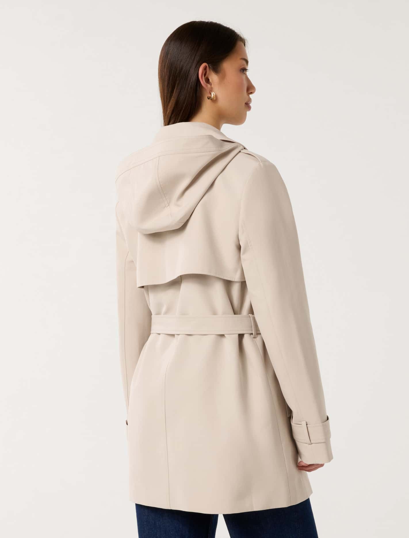 Rhea Water Resistant Trench Neutral