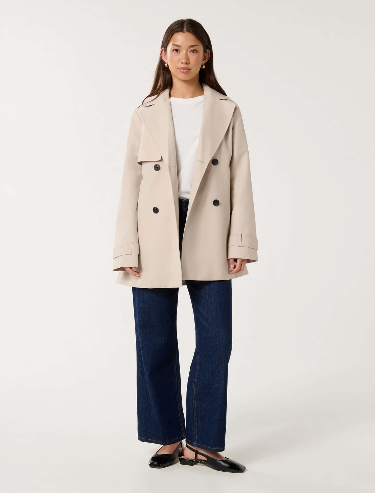 Rhea Water Resistant Trench Neutral