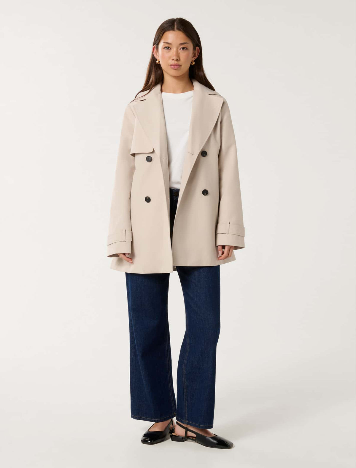 Rhea Water Resistant Trench Neutral