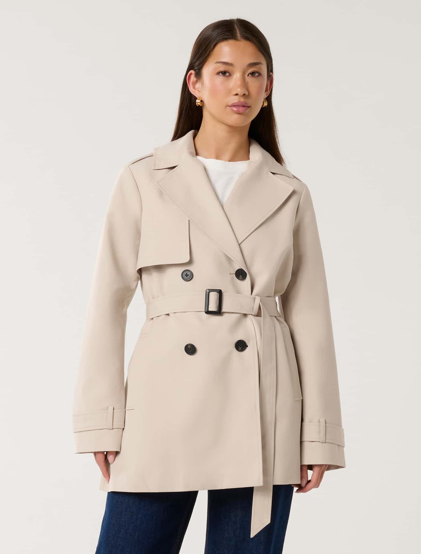 Rhea Water Resistant Trench Neutral