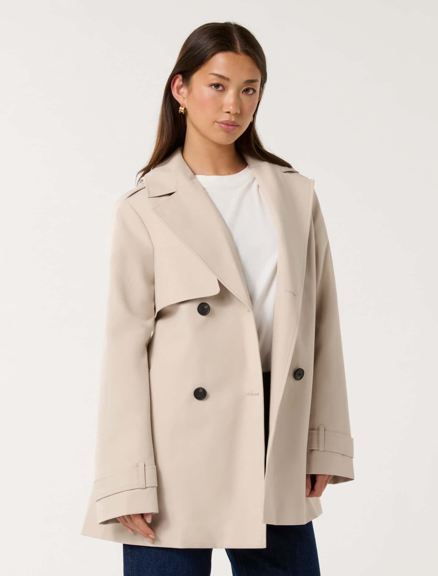 Rhea Water Resistant Trench Neutral