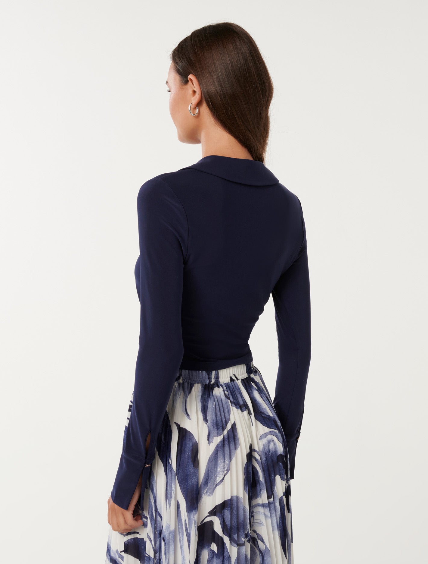 Matisse Wrap Top Royal Navy
