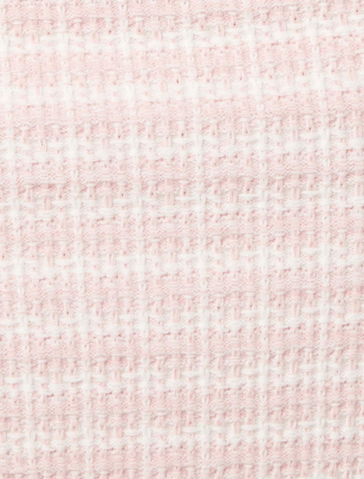 Louise Bouclé Knit Skirt Soft Pink