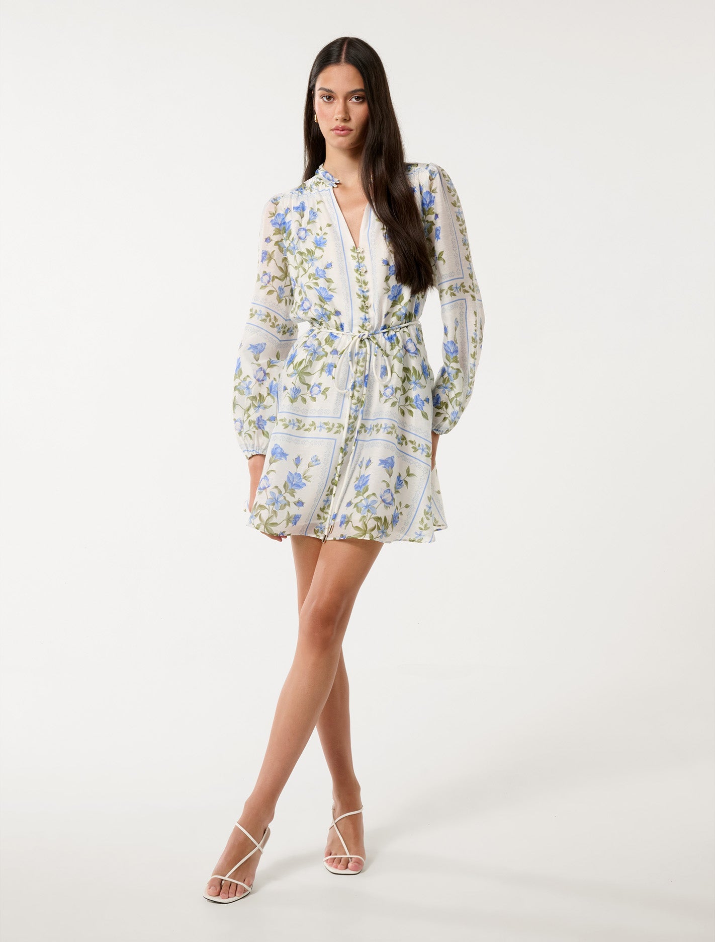 Tamila Printed Skater Mini Bellview Floral