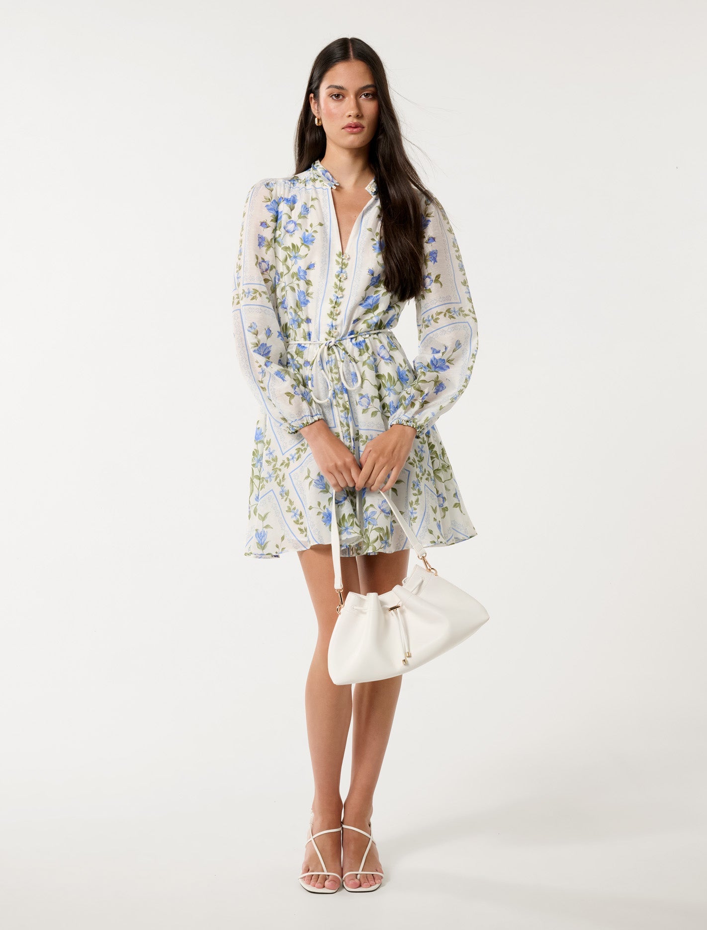 Tamila Printed Skater Mini Bellview Floral