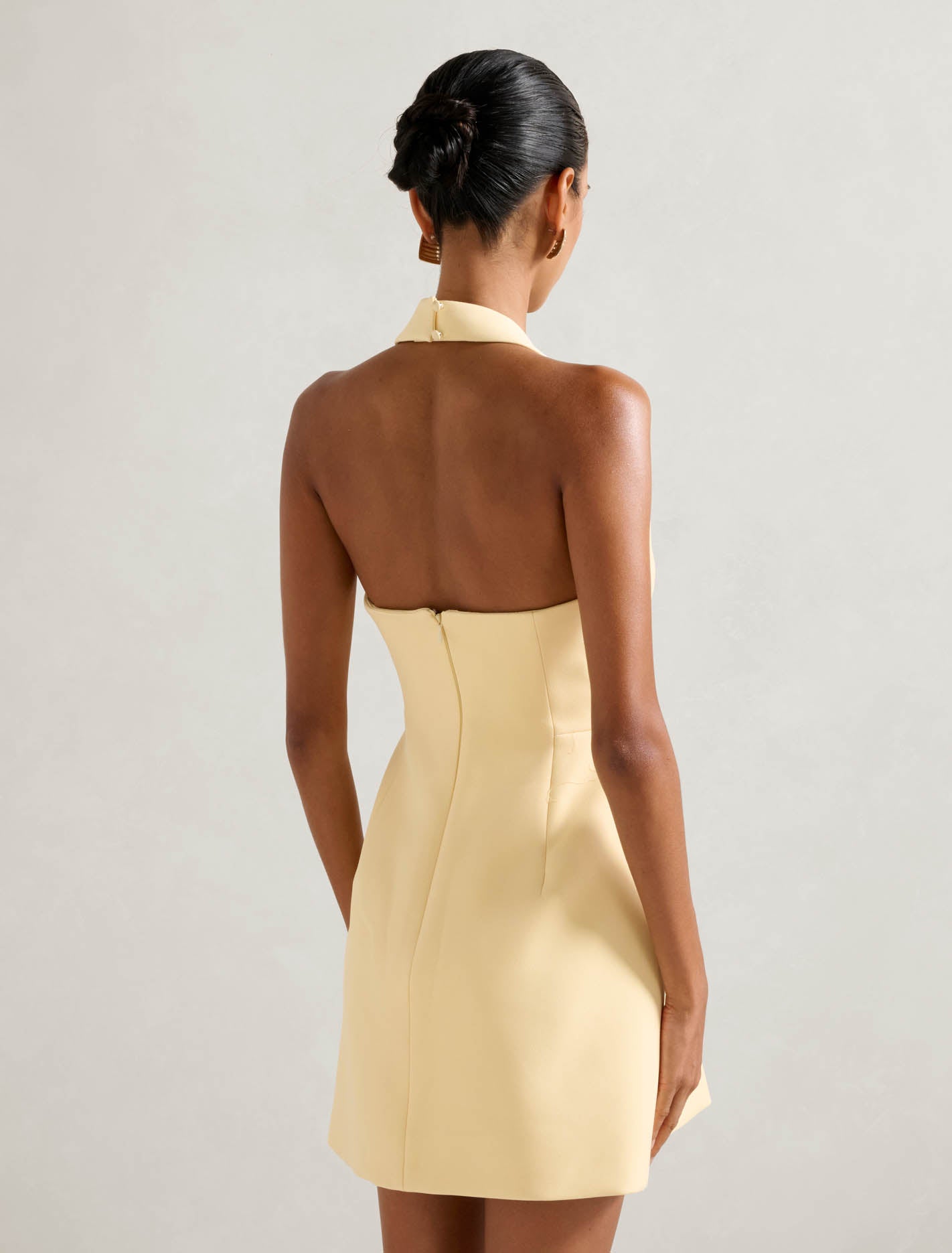 Ricki Petite Halter Hook and Eye Mini Spring Daffodil