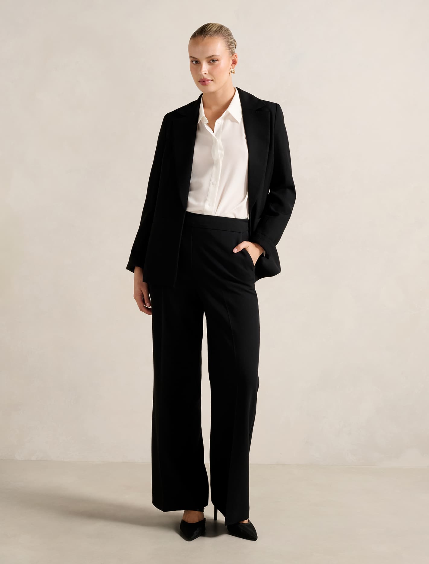 Marissa Wide Leg Pants Black