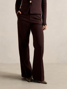 Marissa Wide-Leg Pants Rich Chocolate