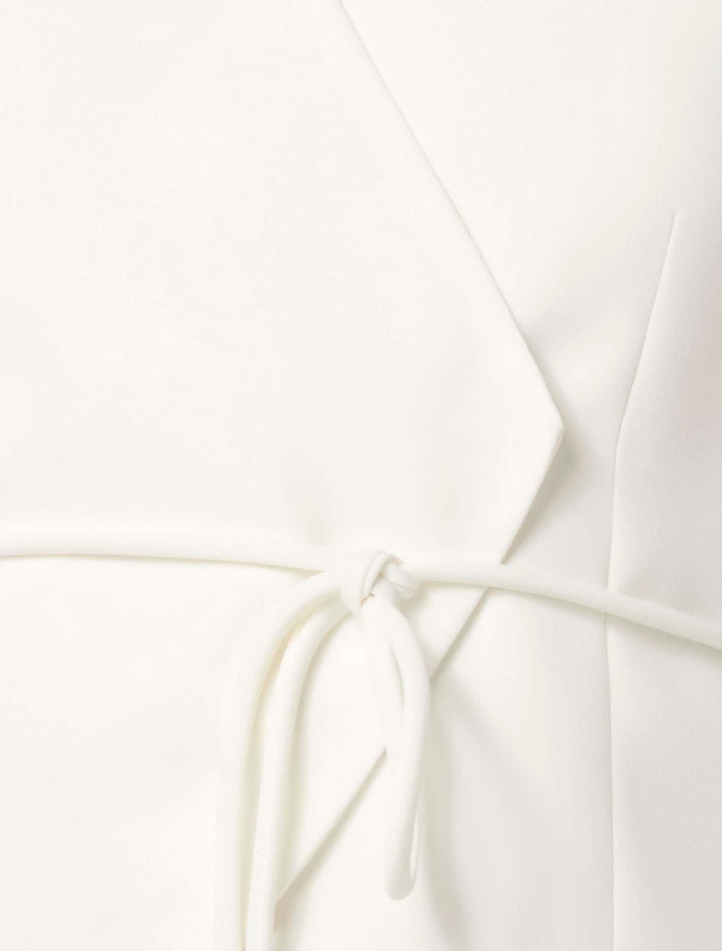 Cari Asymmetrical Waistcoat Porcelain