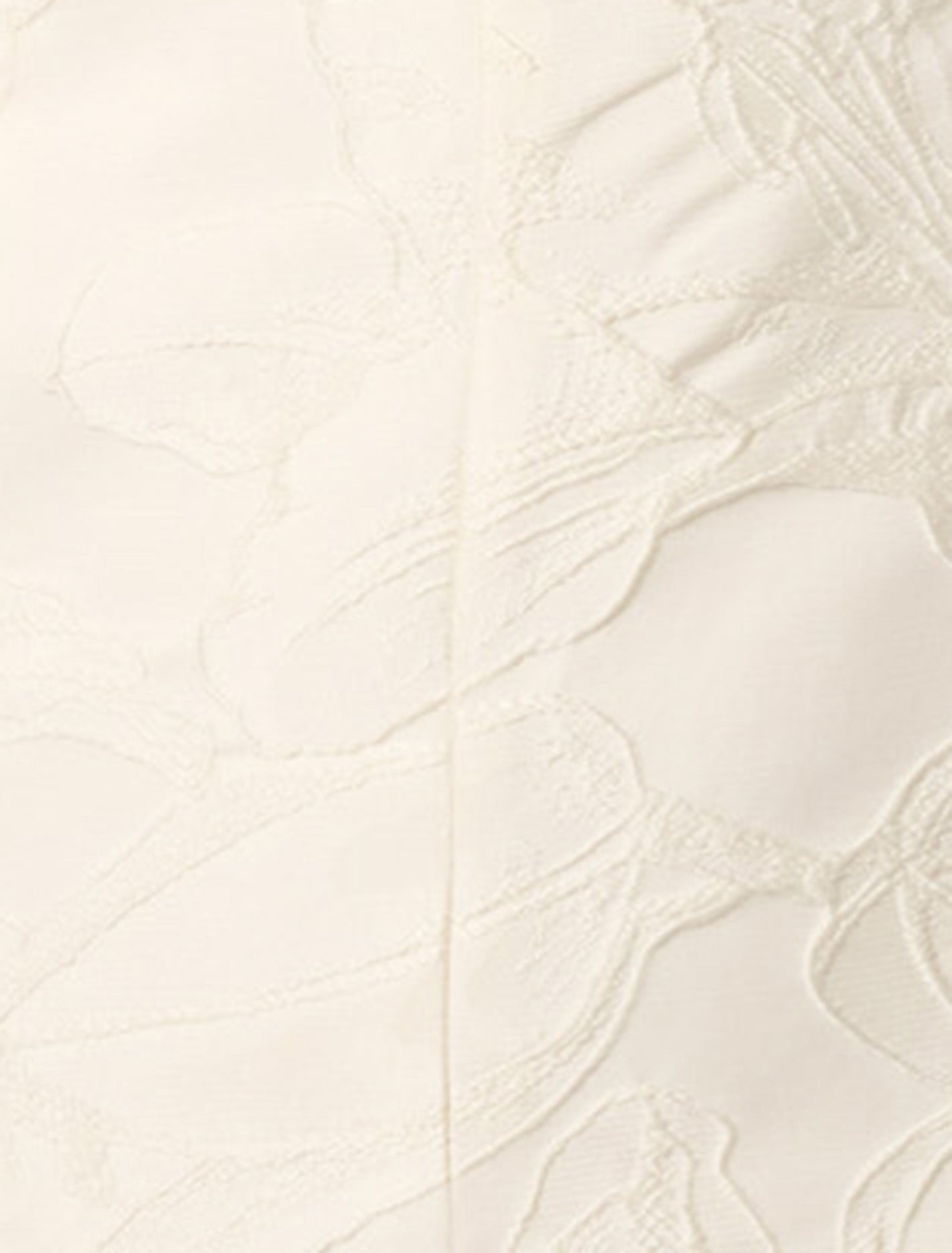 Charlotte Strapless Jacquard Midi Porcelain