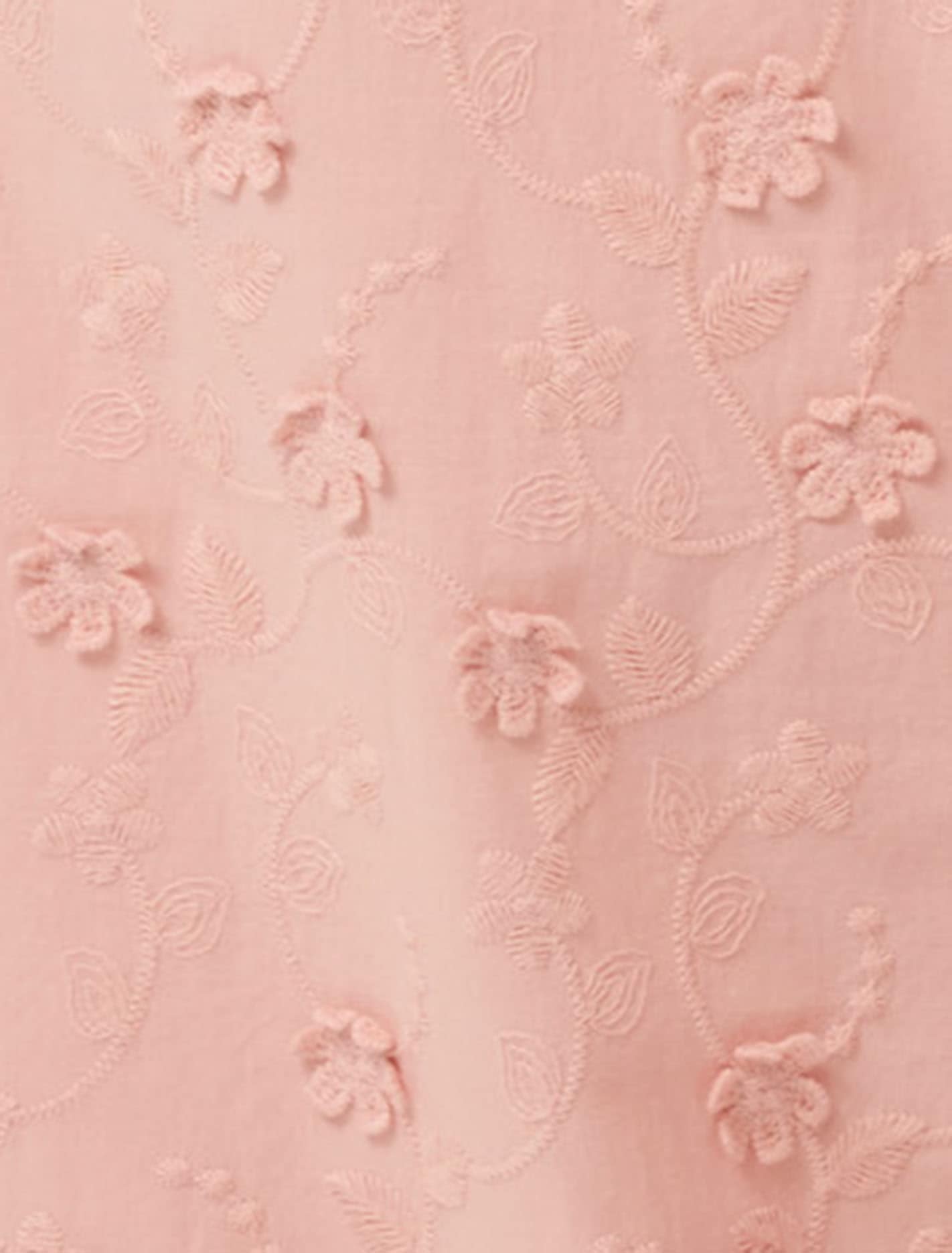 Daisy Petite Broderie Wide Leg Pants Pink Sorbet Co-ord