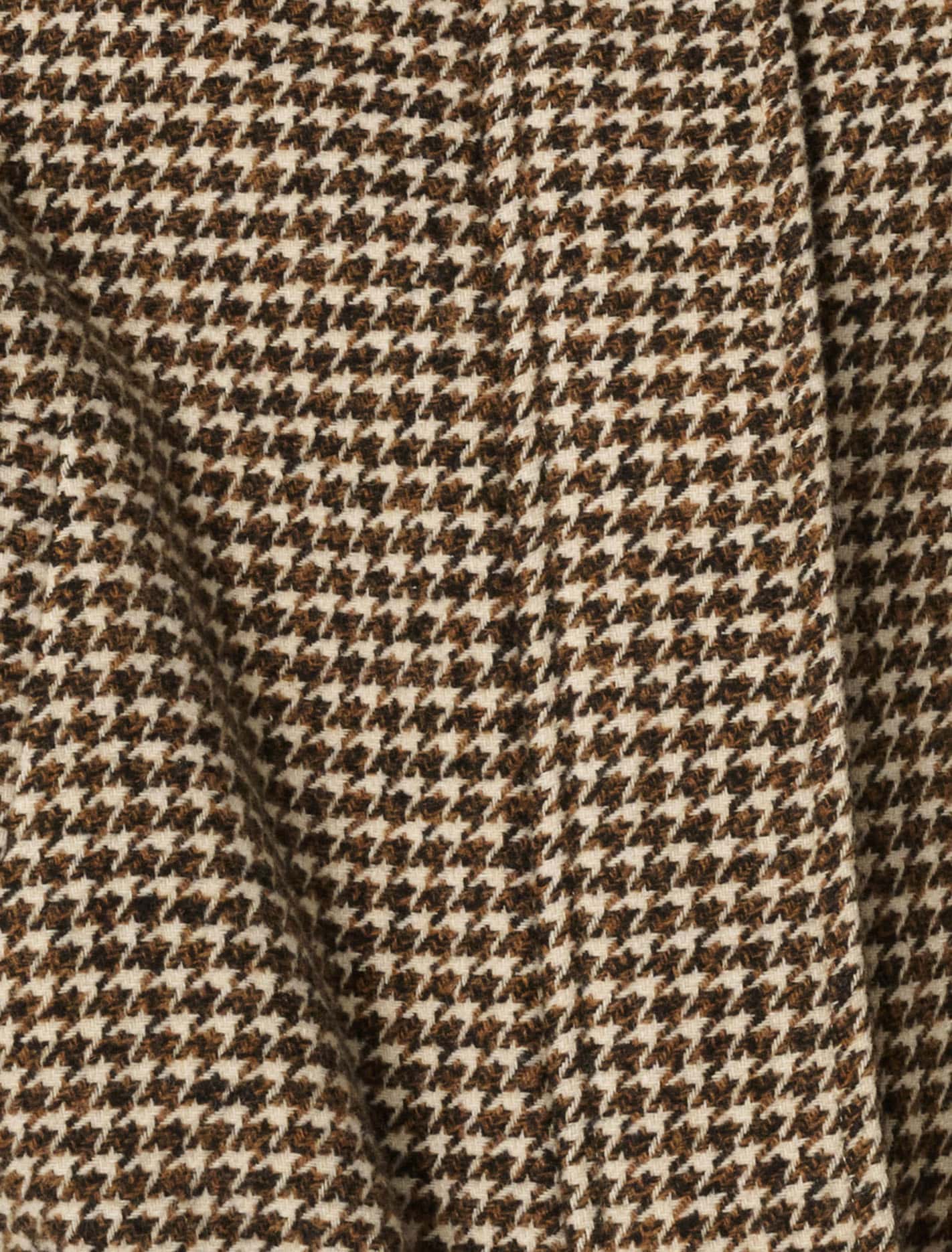 Kaia Check Crop Jacket Mocha Check Set