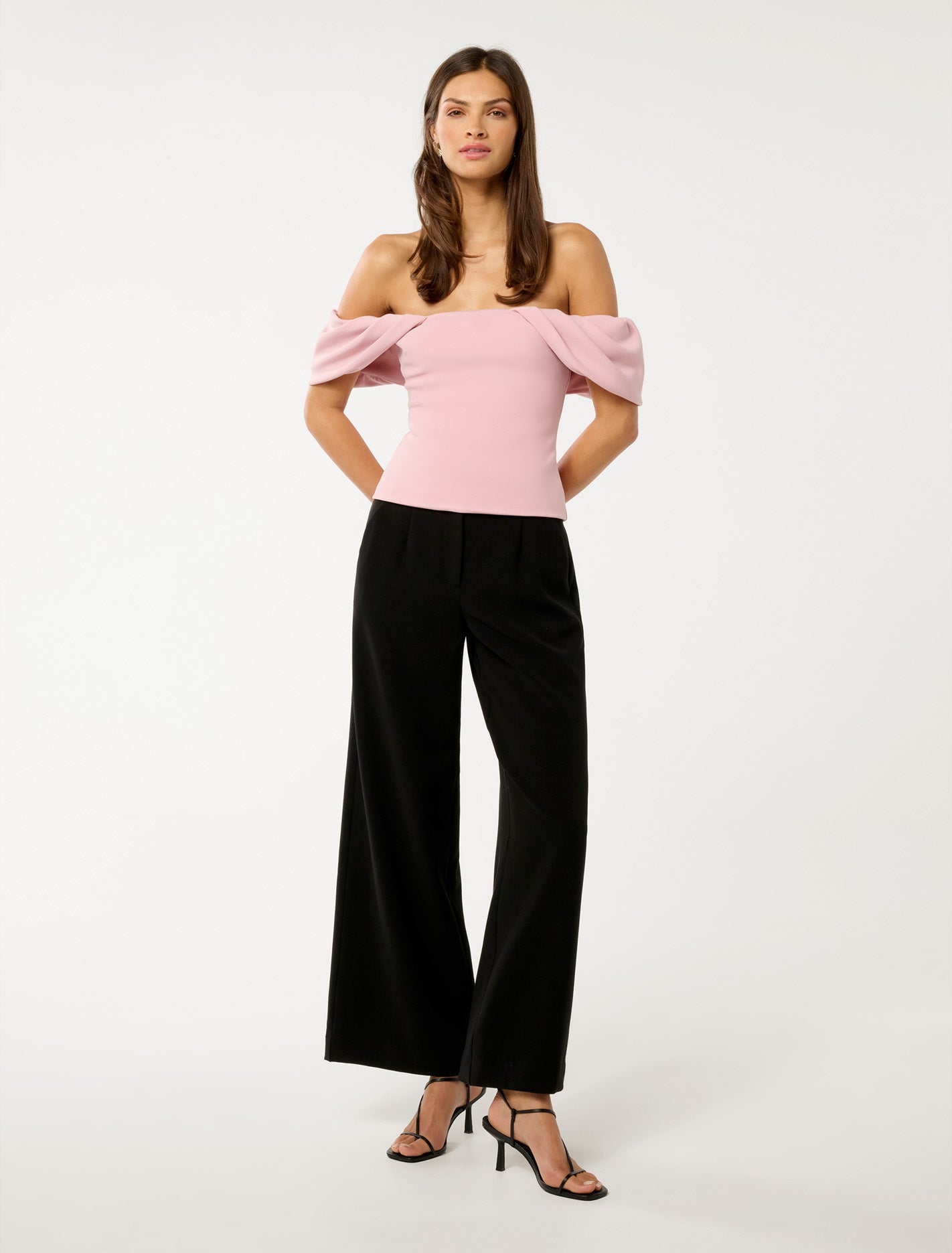 Jacinta Off Shoulder Top Blush