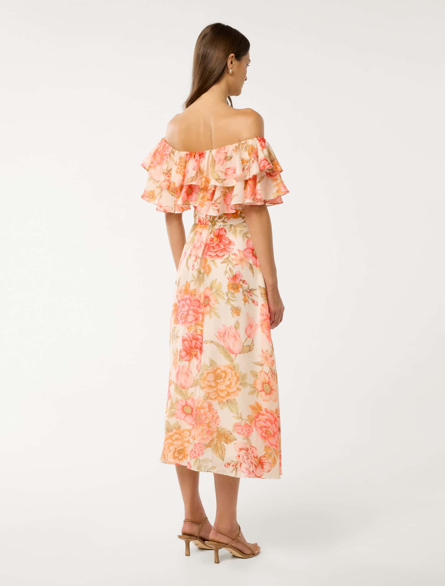 Jemima Ruffle Midi Paxton Floral