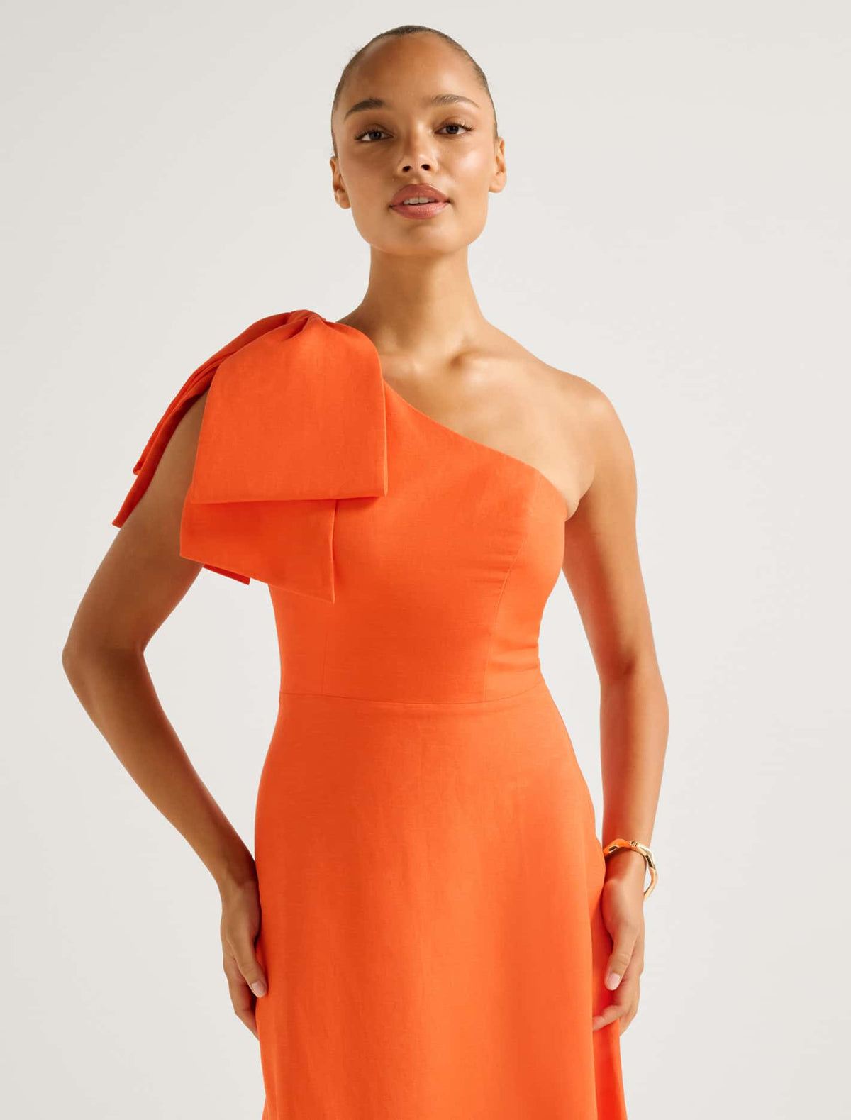 orange bow dress Danni Asymmetrical Midi Fire – Ever New Size:3T US numeric Carve Designs Womens Lark a striking orange dress handle:eira-dress-black