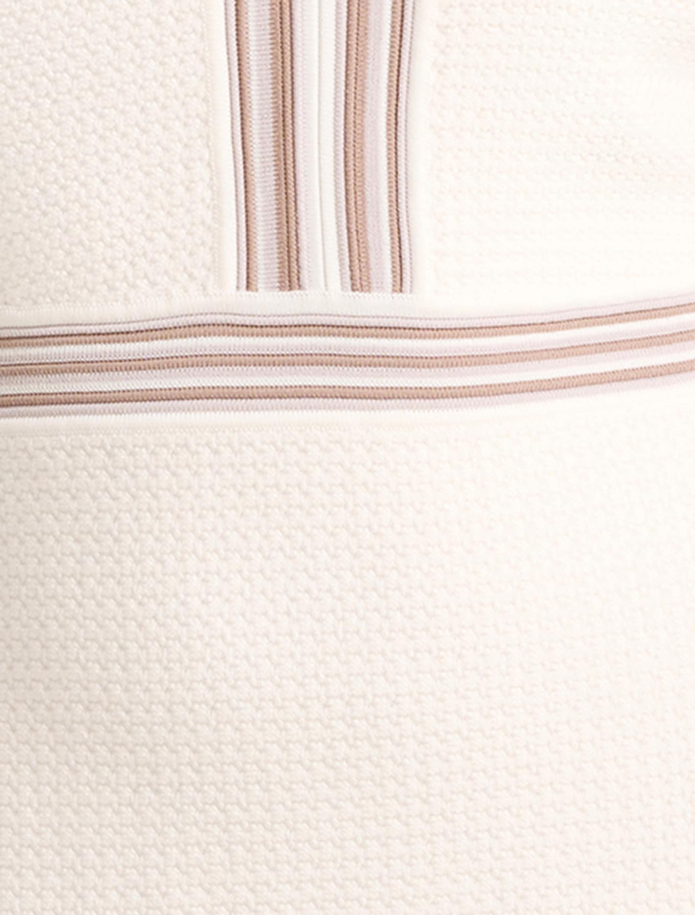 Sabrina Stripe Detail Knit Mini Dress Porcelain