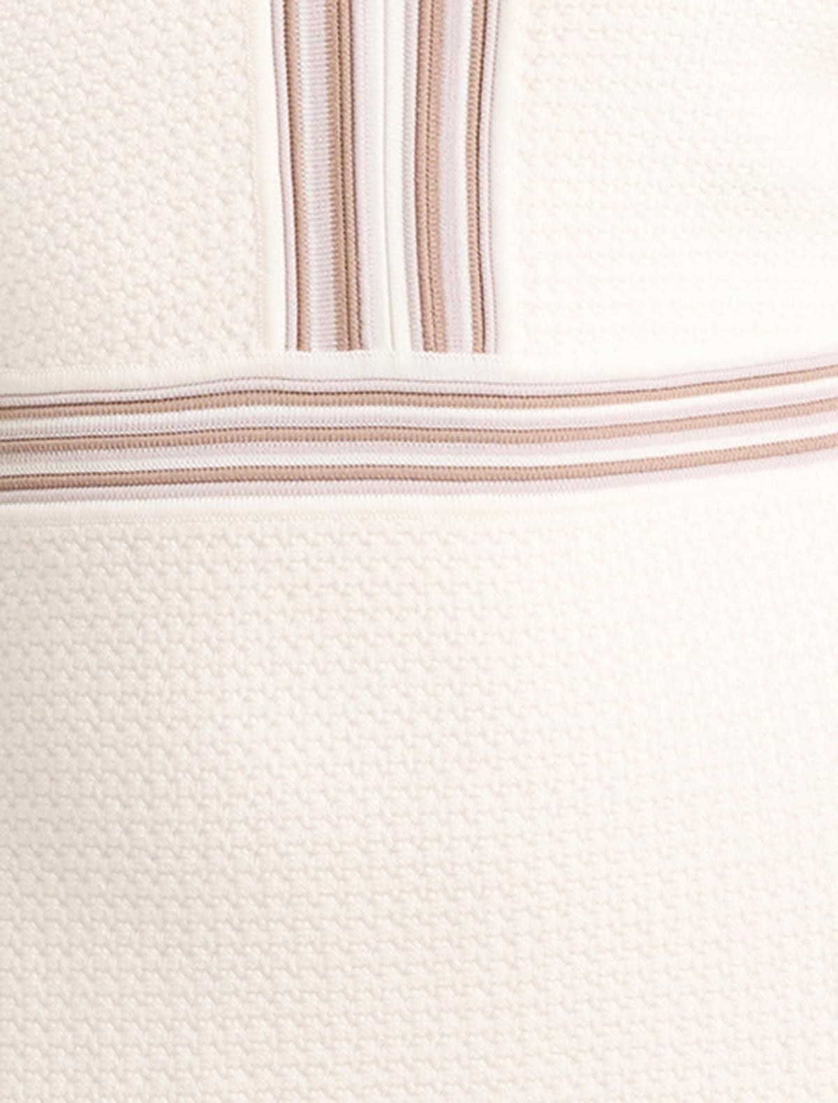 Sabrina Stripe Detail Knit Mini Dress Porcelain