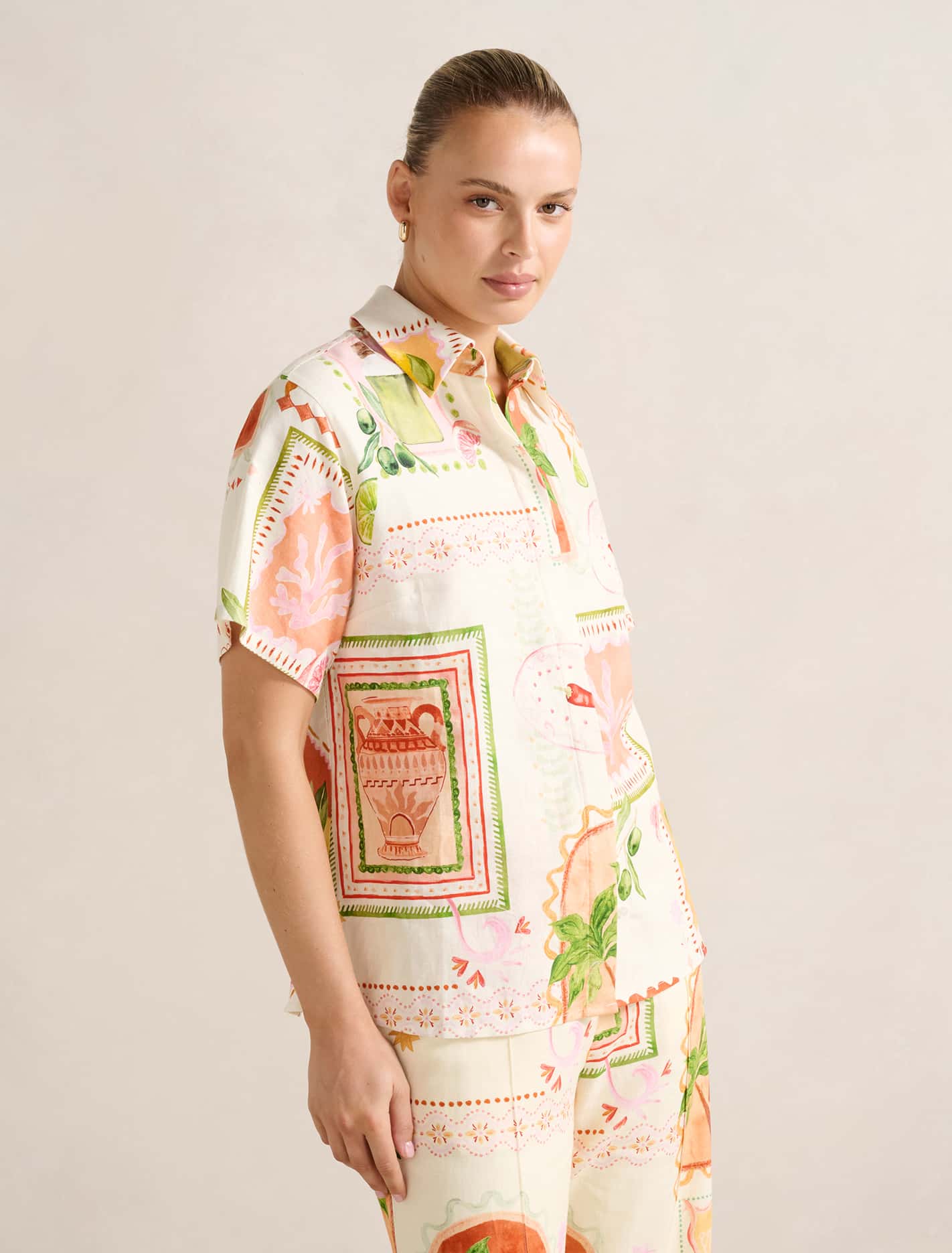 Ola Oversized Shirt Almada Co-ord