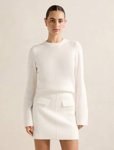 Natalie Knit Sweater Co-Ord Porcelain