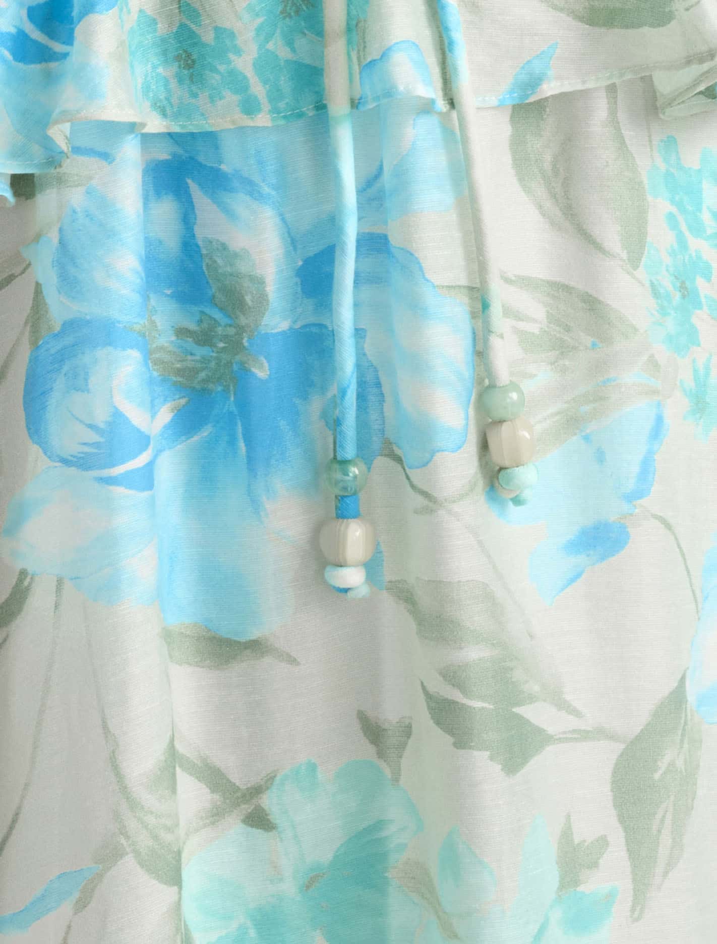Serena Halter Peplum Maxi Dress Mint Lyell Floral