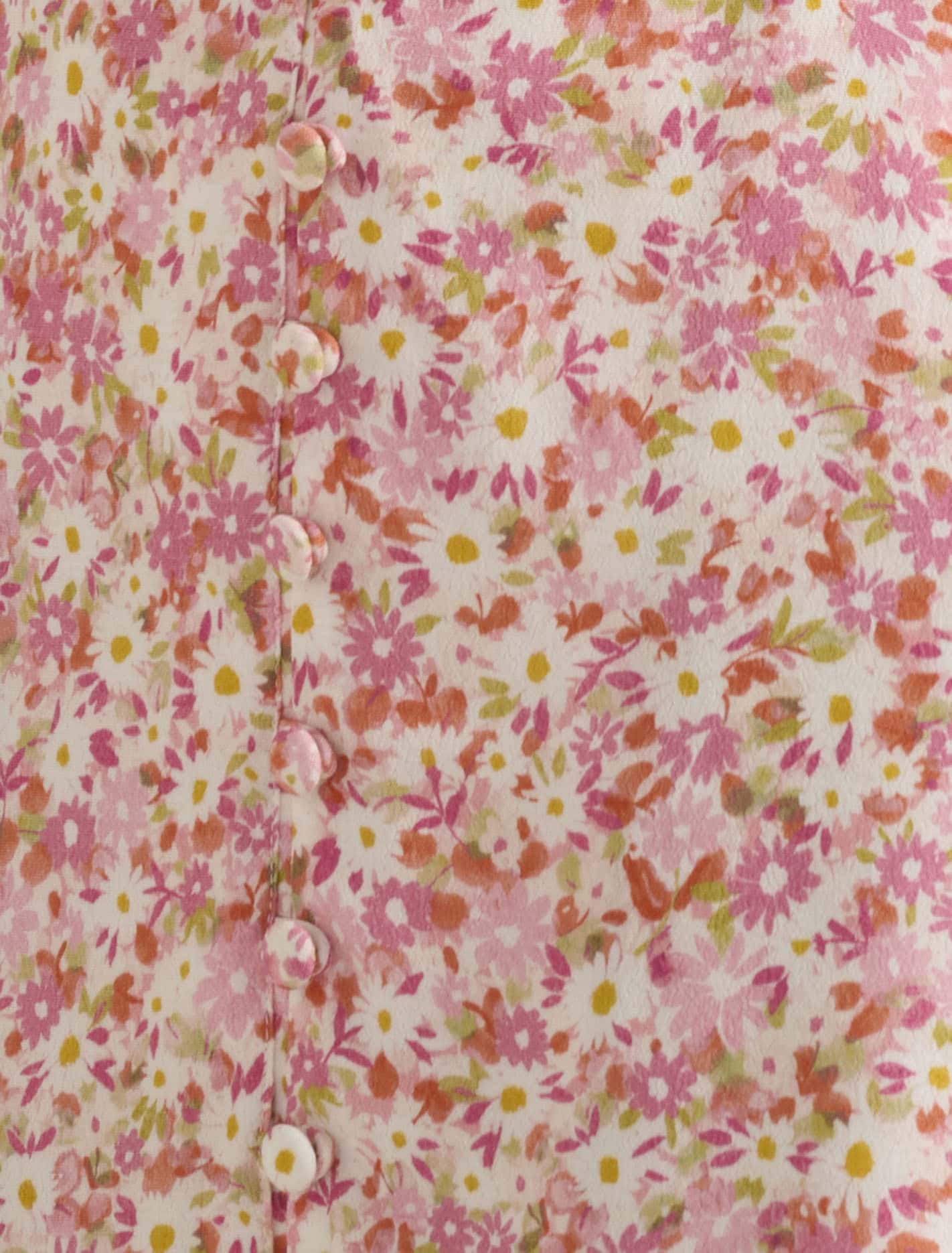 Saffron Petite Printed Sun Dress Pink Avenue Ditsy