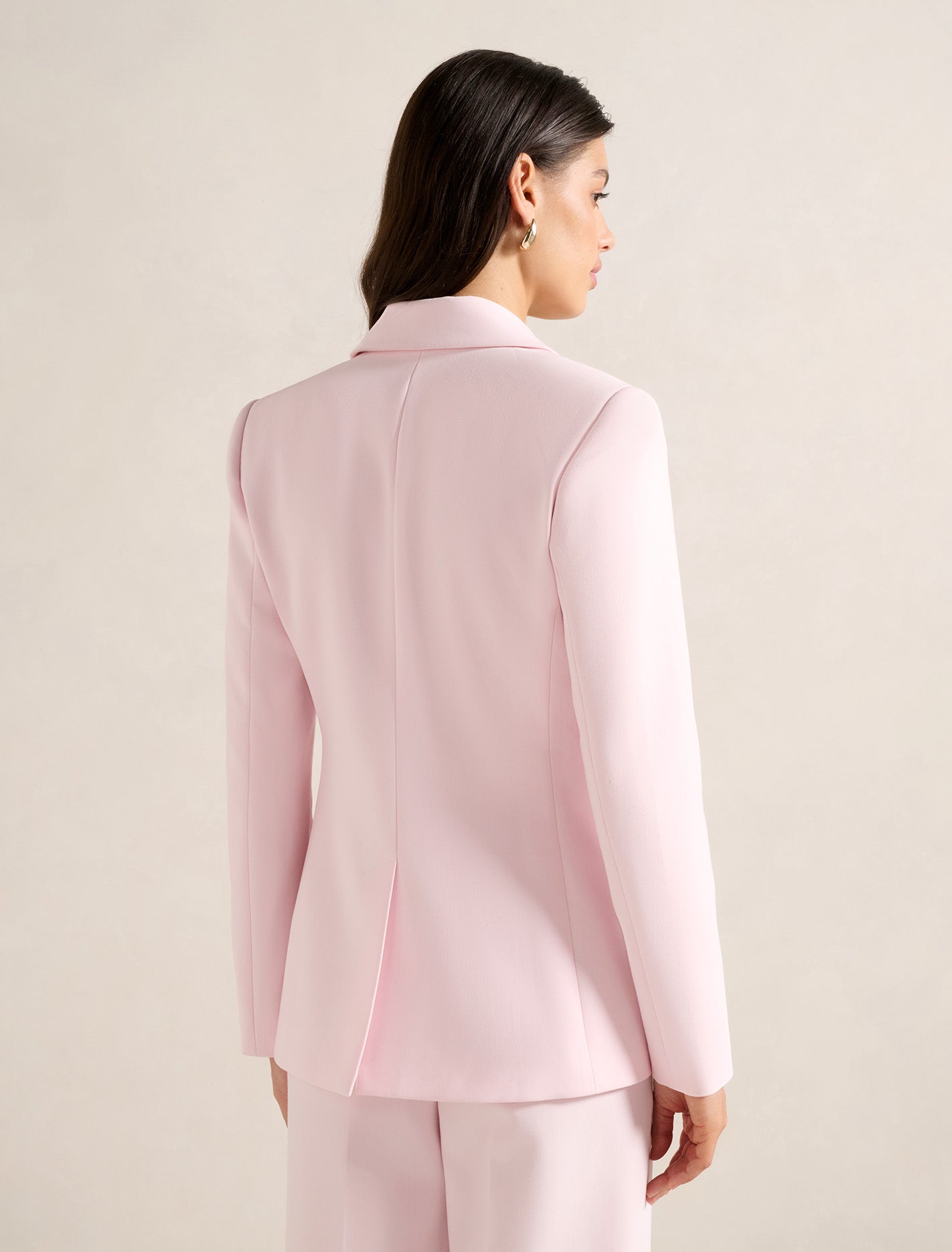 Haisley Nipped Waist Blazer Cherry Blossom Suit