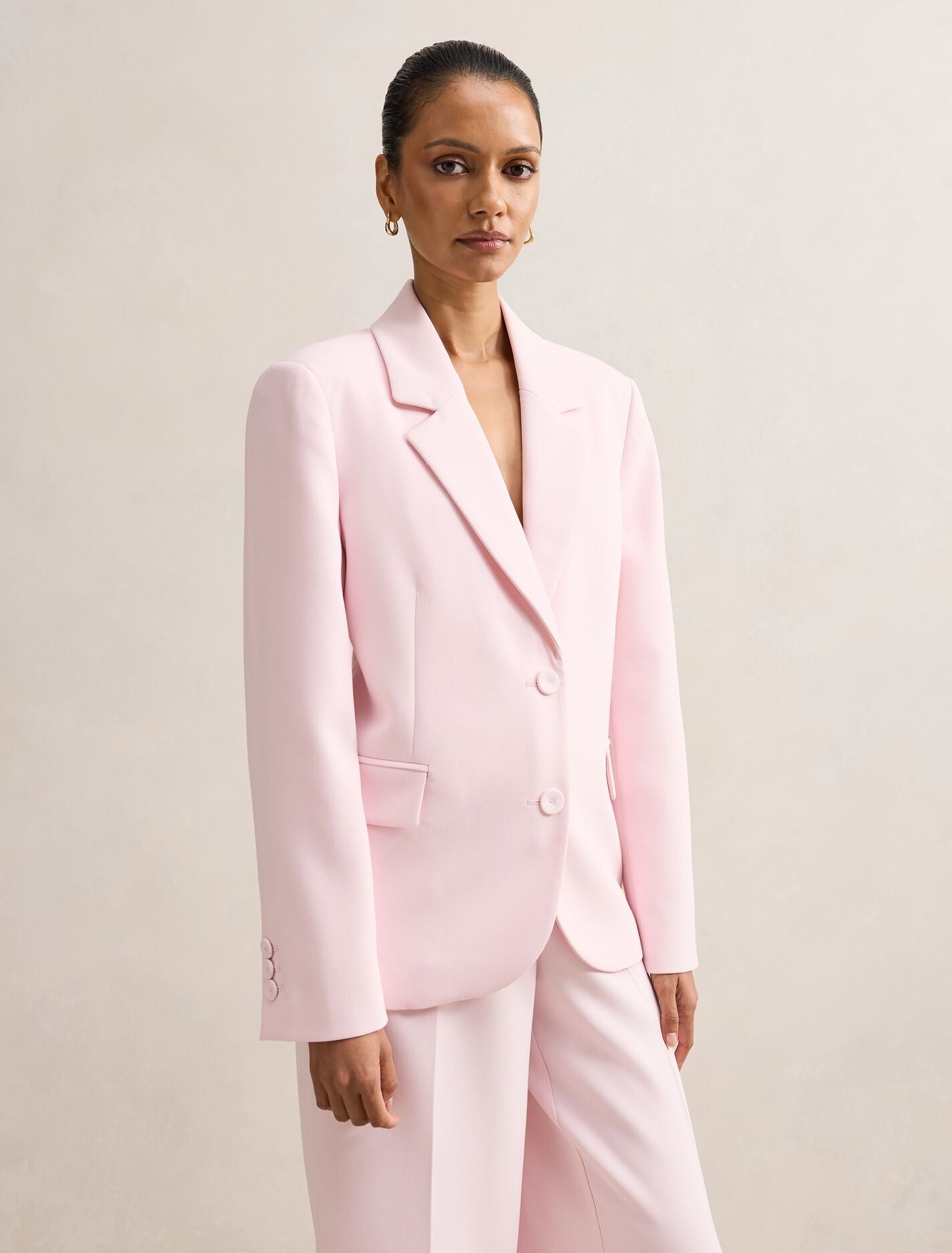 Veda Petite Single Breasted Blazer Cherry Blossom Suit