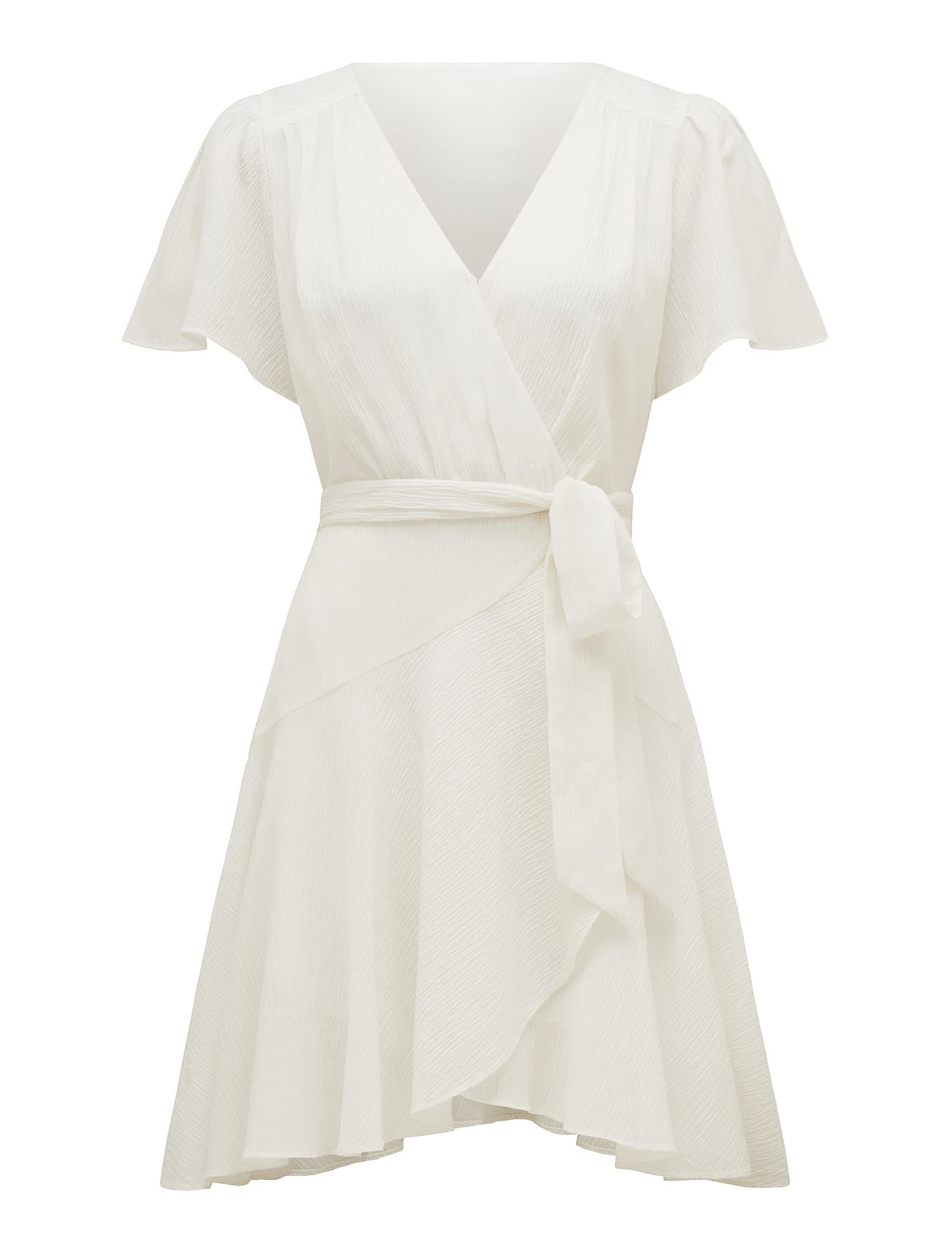 Chrissie Flutter Sleeve Mini Dress