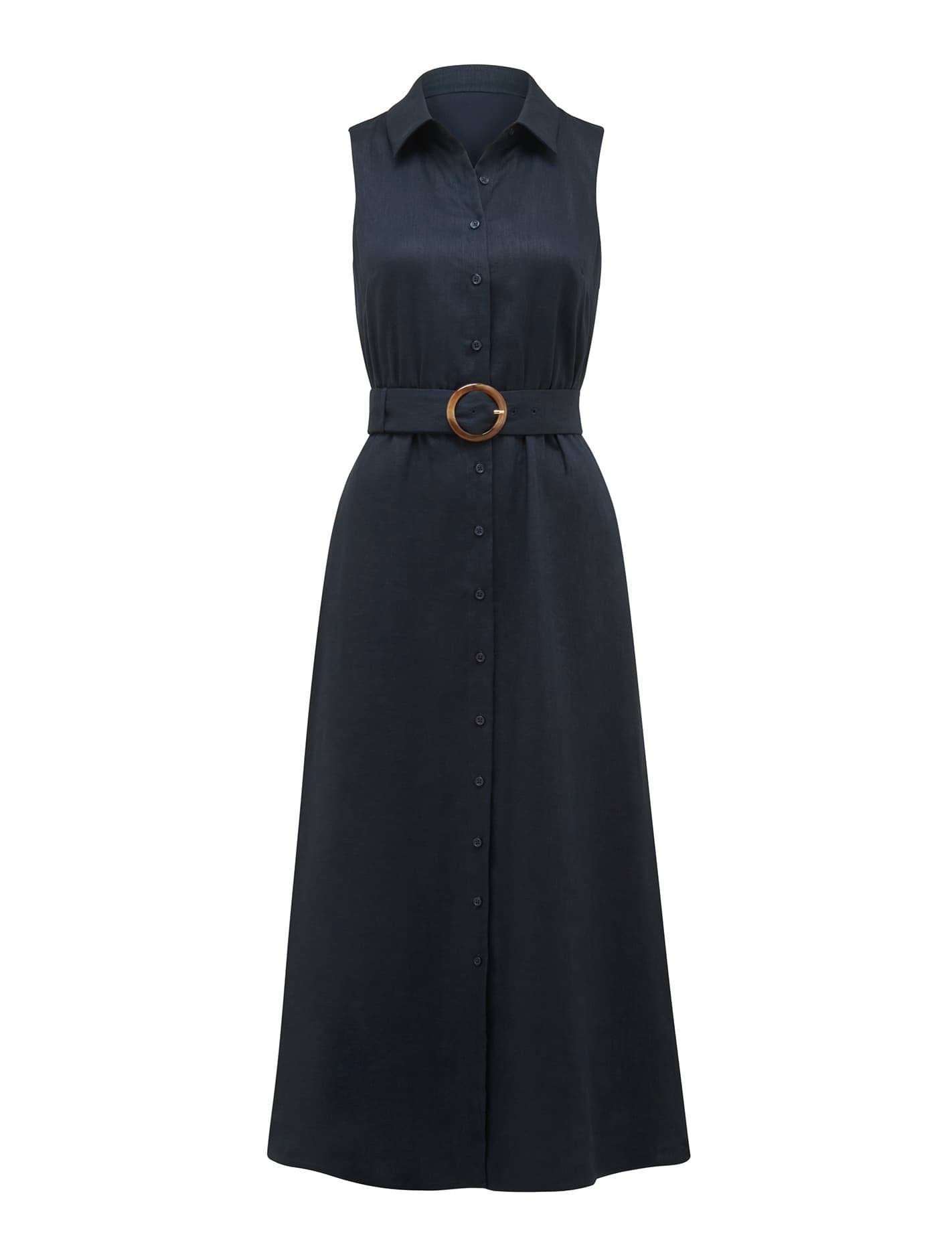 Gabbie Button-Down Midi Dress