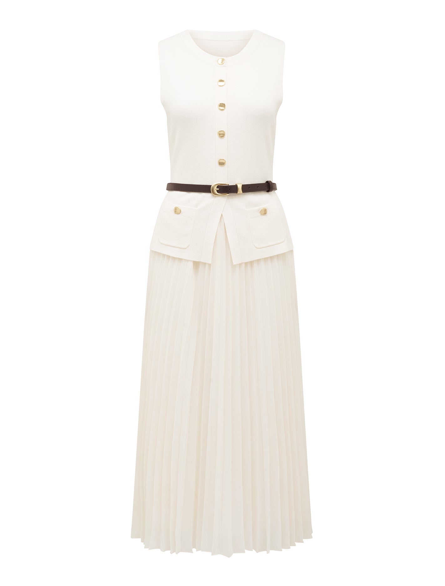 Daphne Waistcoat Midi Dress