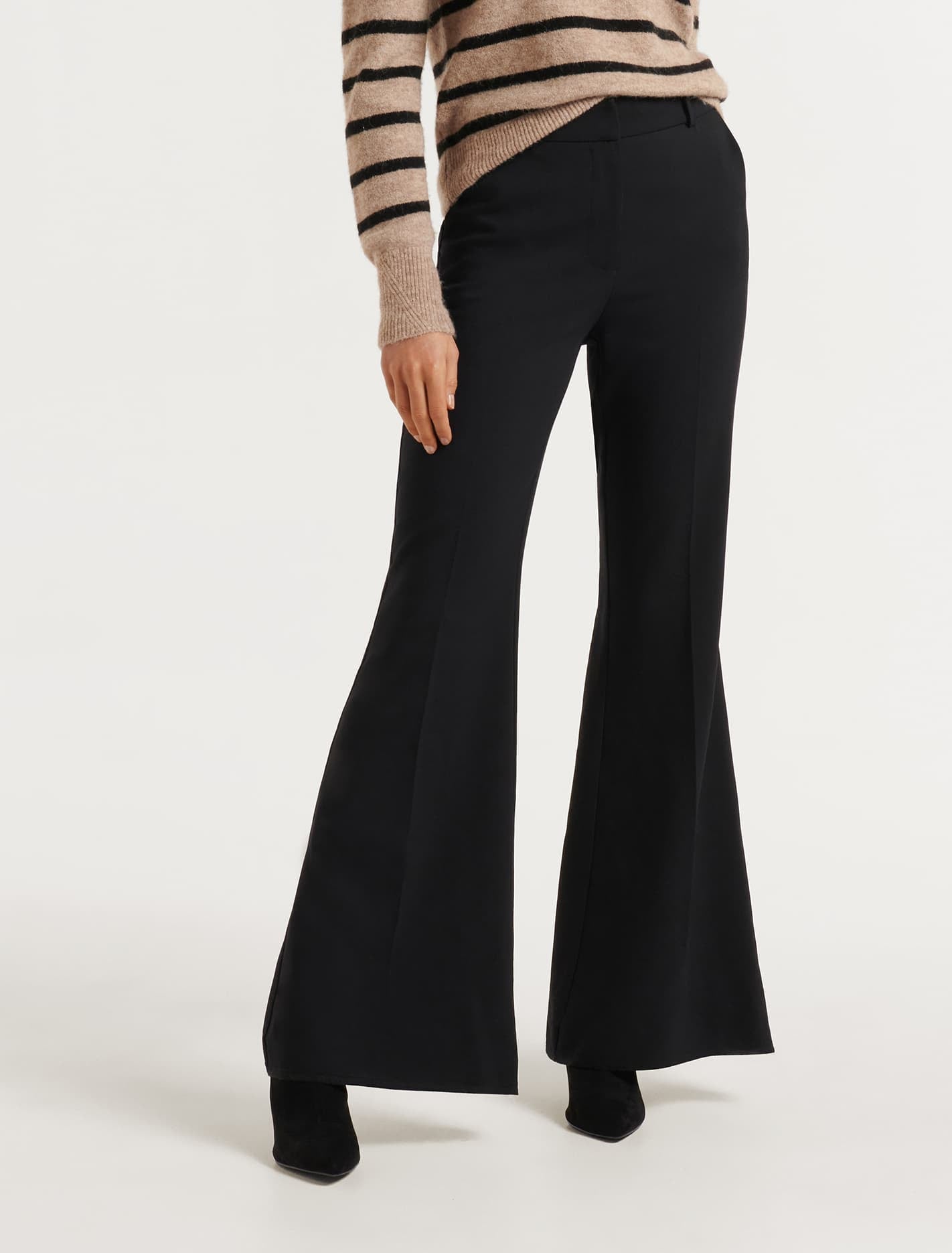 Ever New Marley Petite Flare Pants - Black