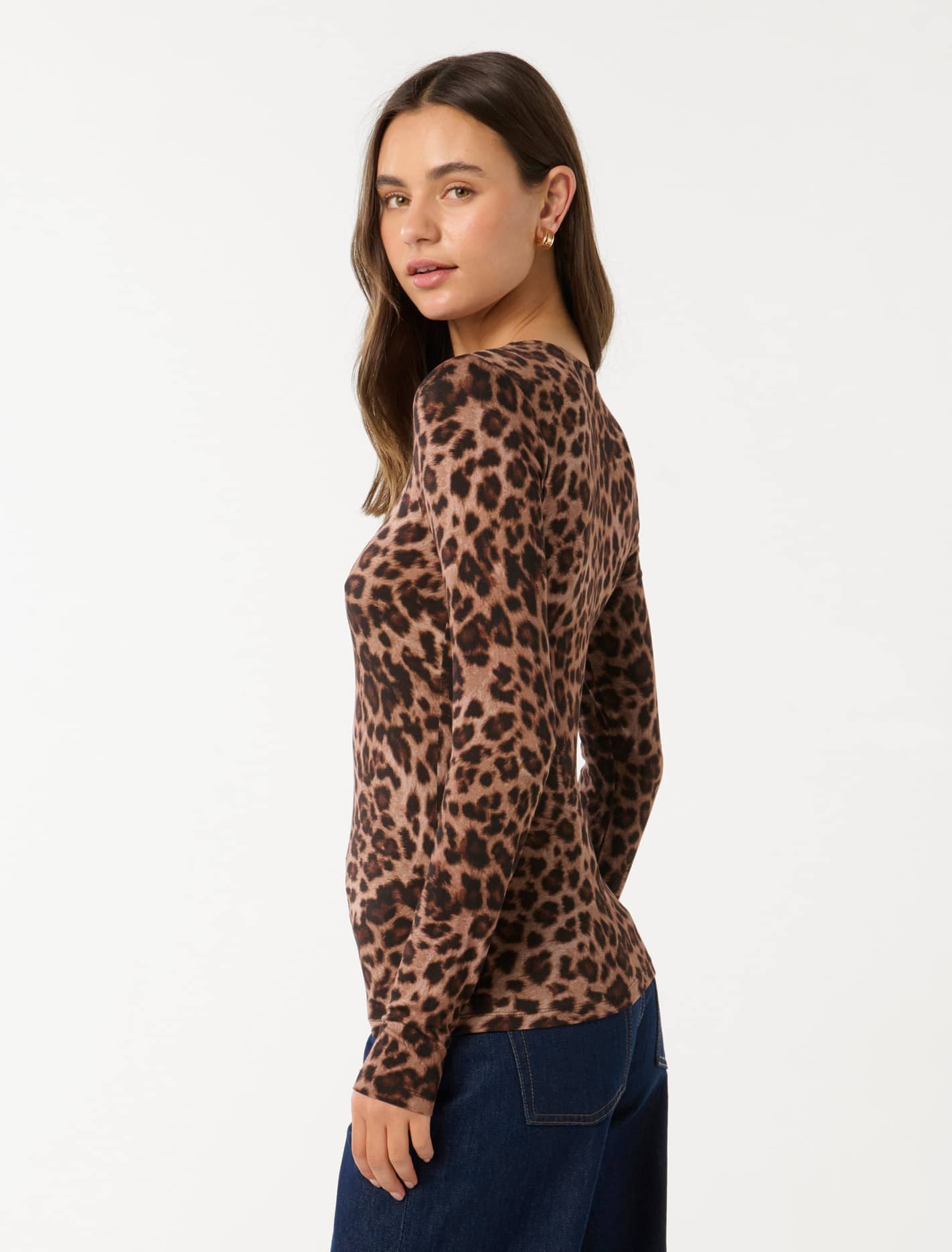 Veda Crew Neck Long Sleeve Top