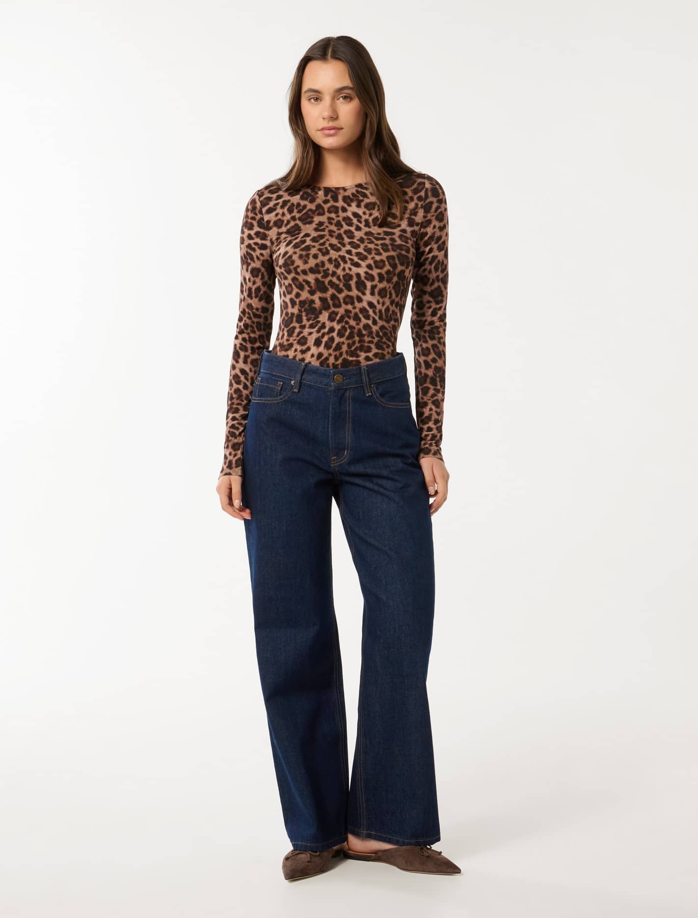Veda Crew Neck Long Sleeve Top