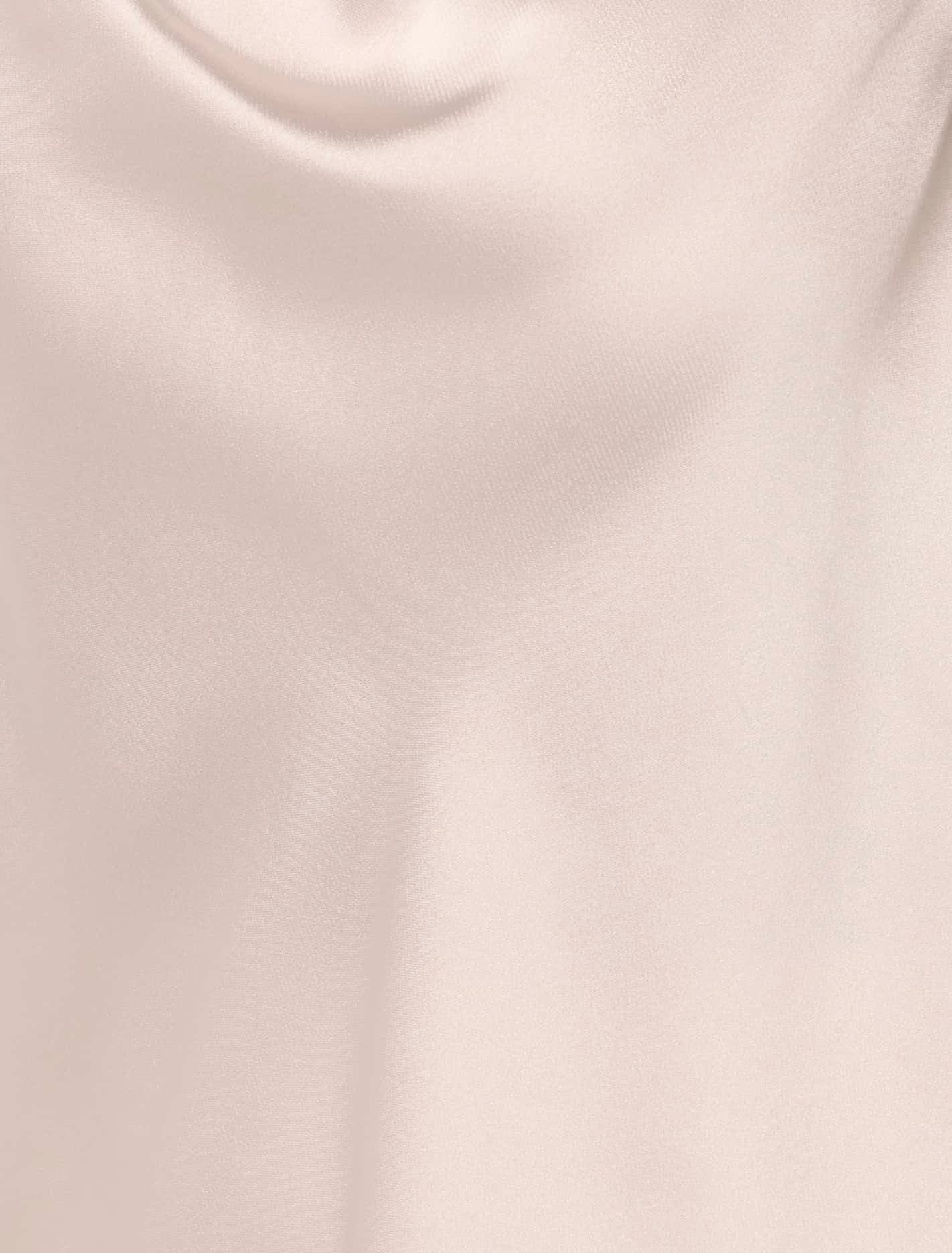 Sallie Petite Satin Cowl tank