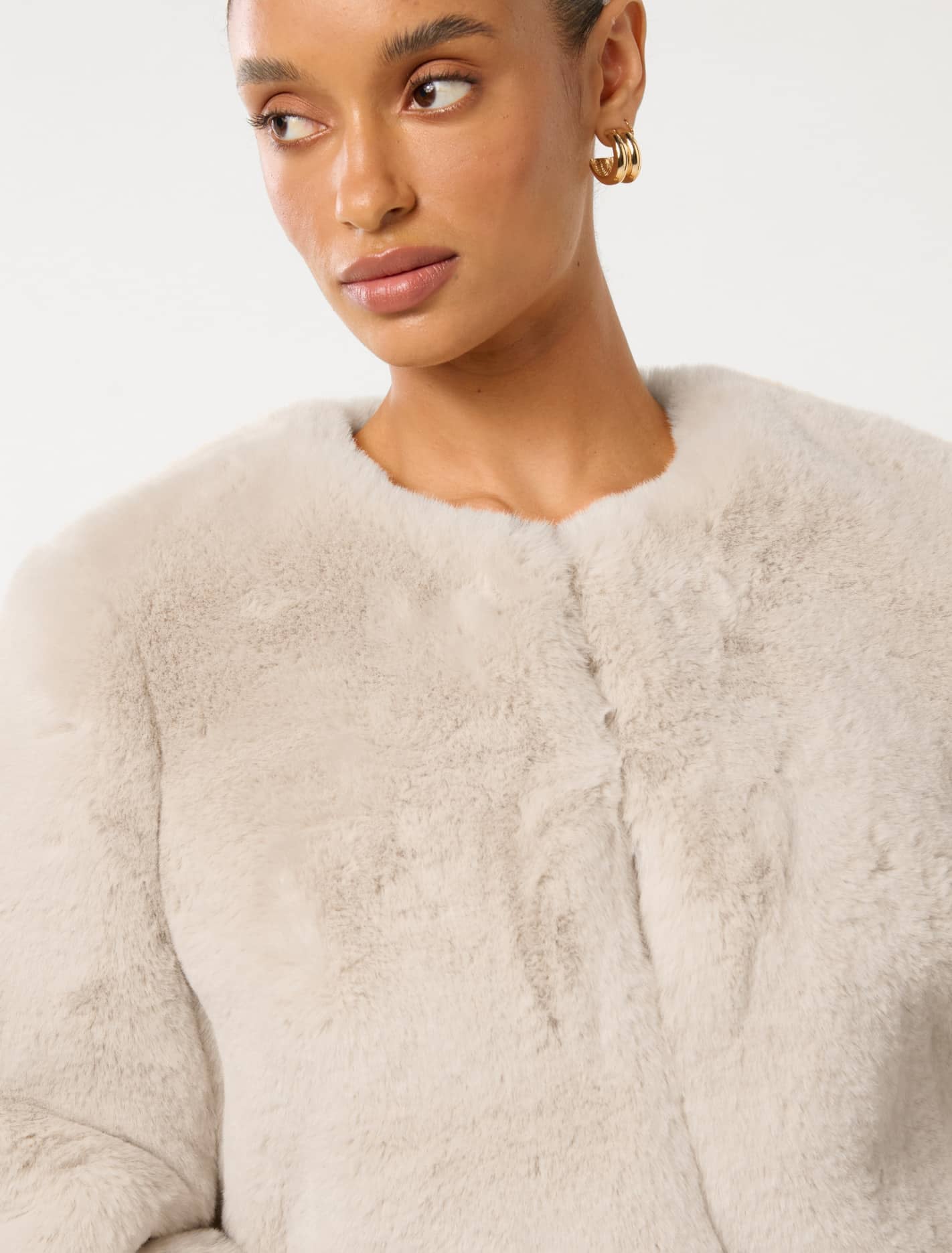 Lana Petite Faux-Fur Coat