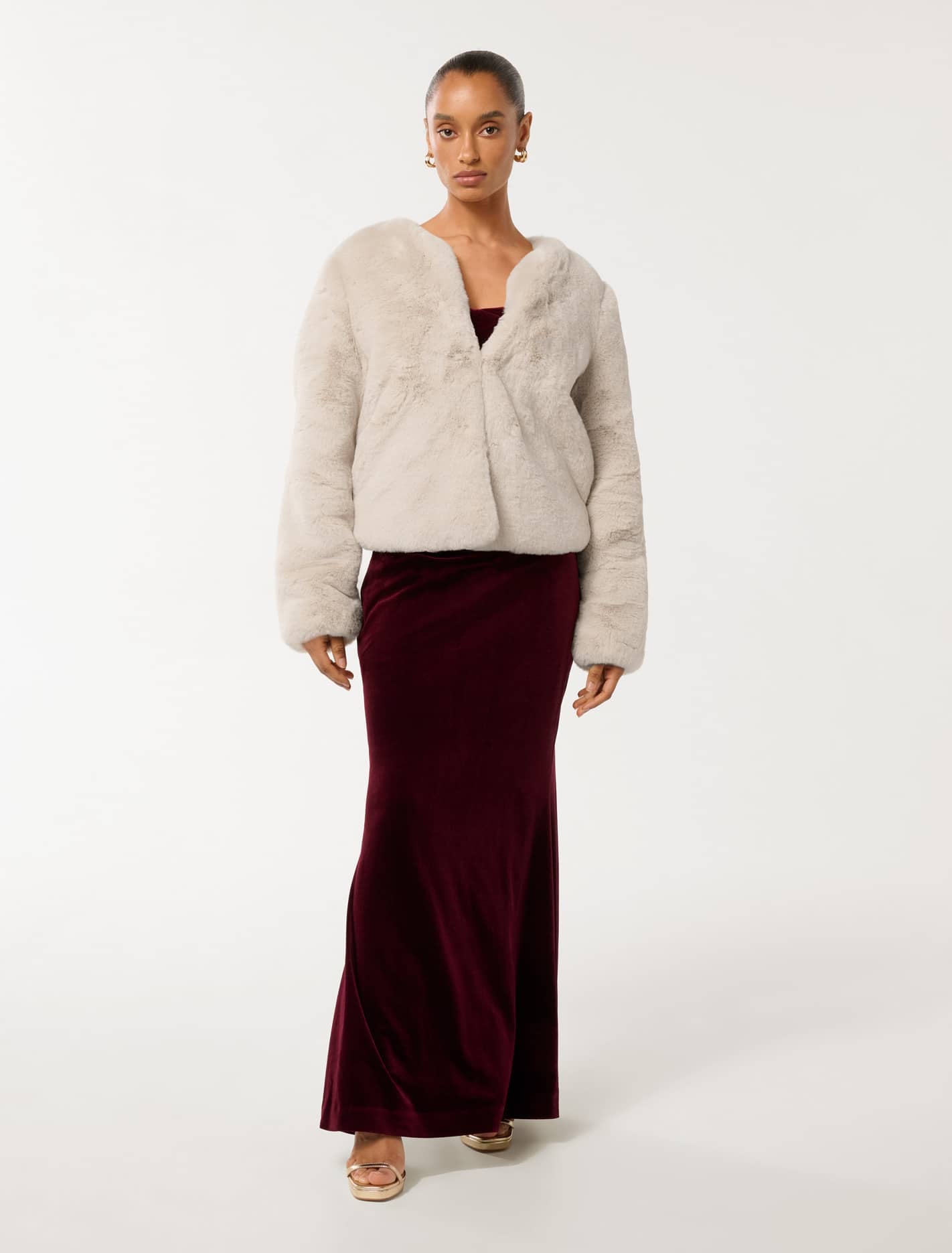 Lana Petite Faux-Fur Coat