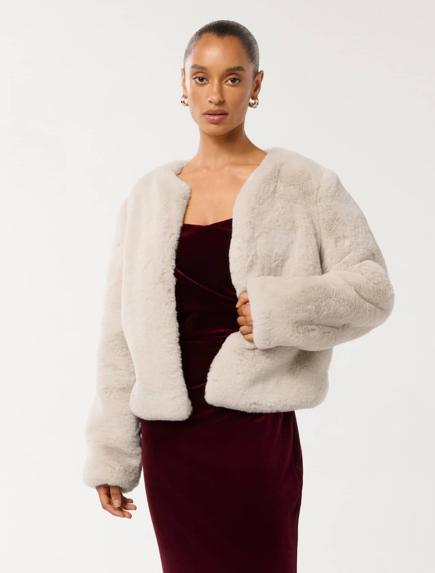 Lana Petite Faux-Fur Coat