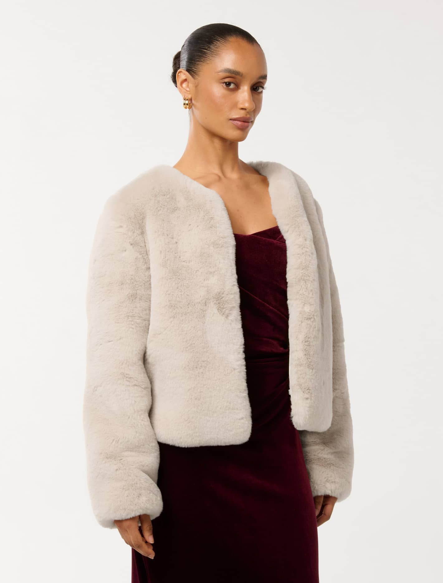 Lana Petite Faux-Fur Coat