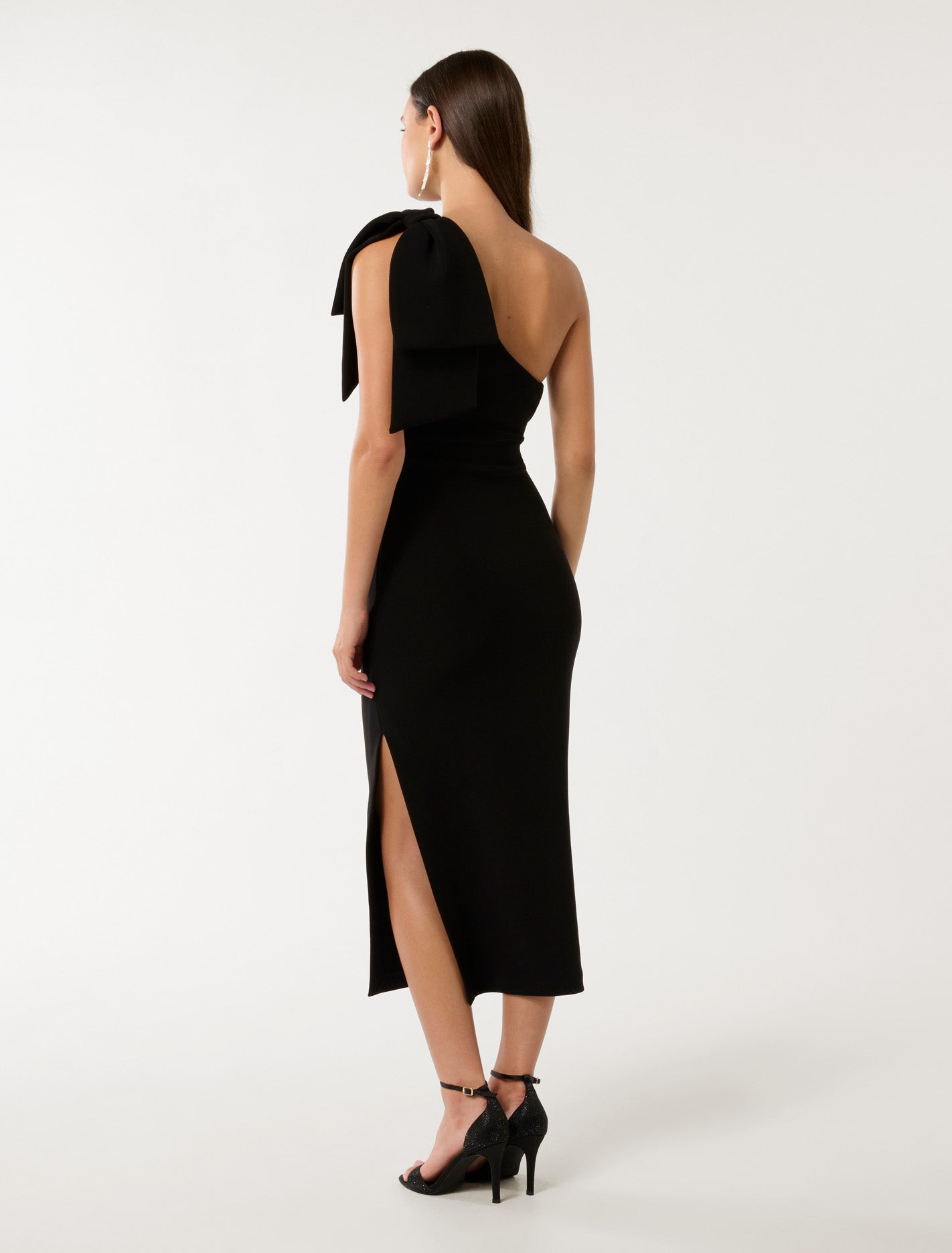 Jade Bow Bodycon Midi Dress