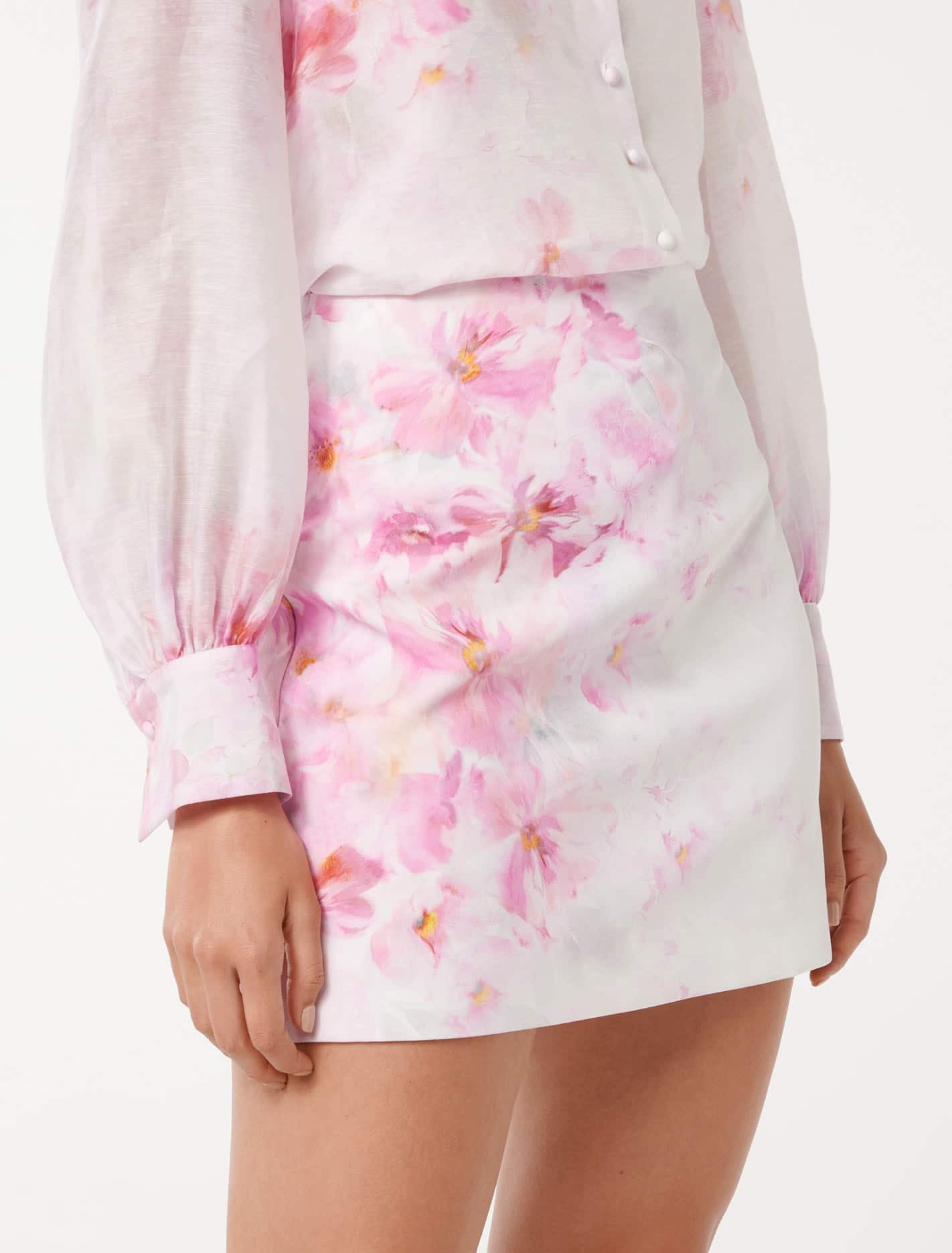 Blossom A-Line Mini Skirt