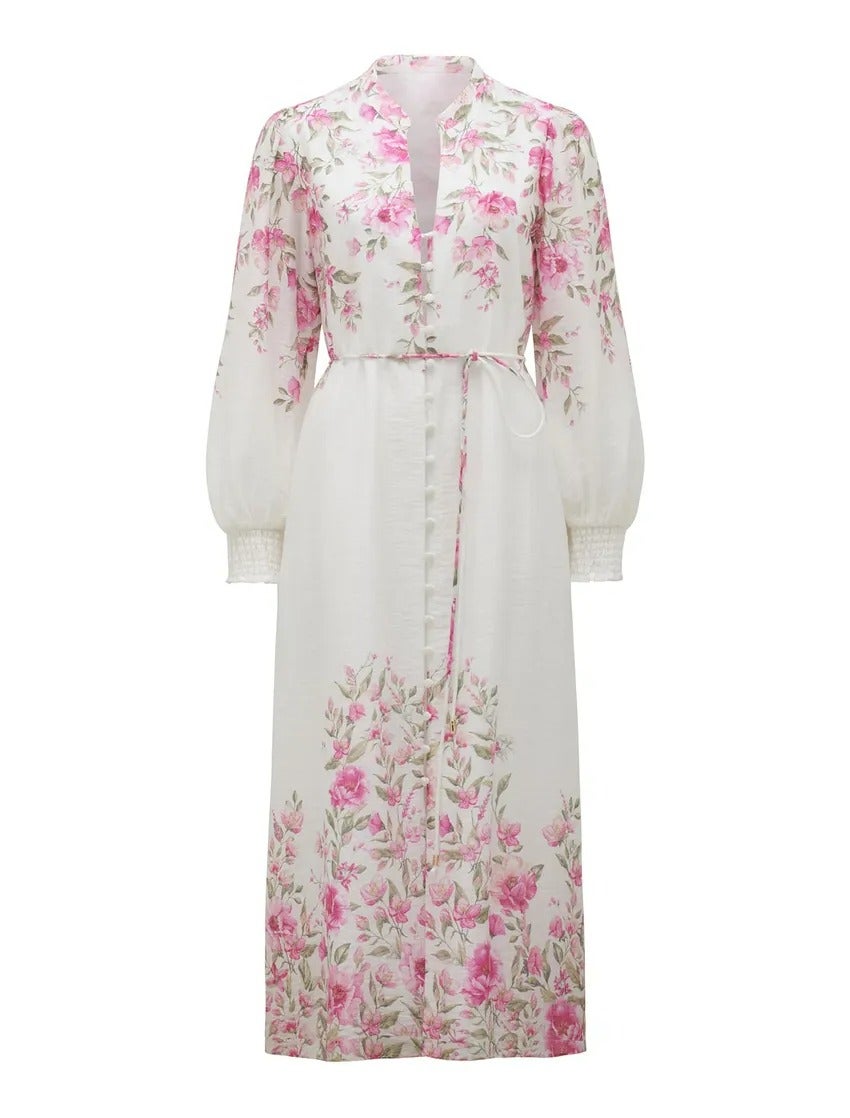 Olympia Printed Shirt Dress