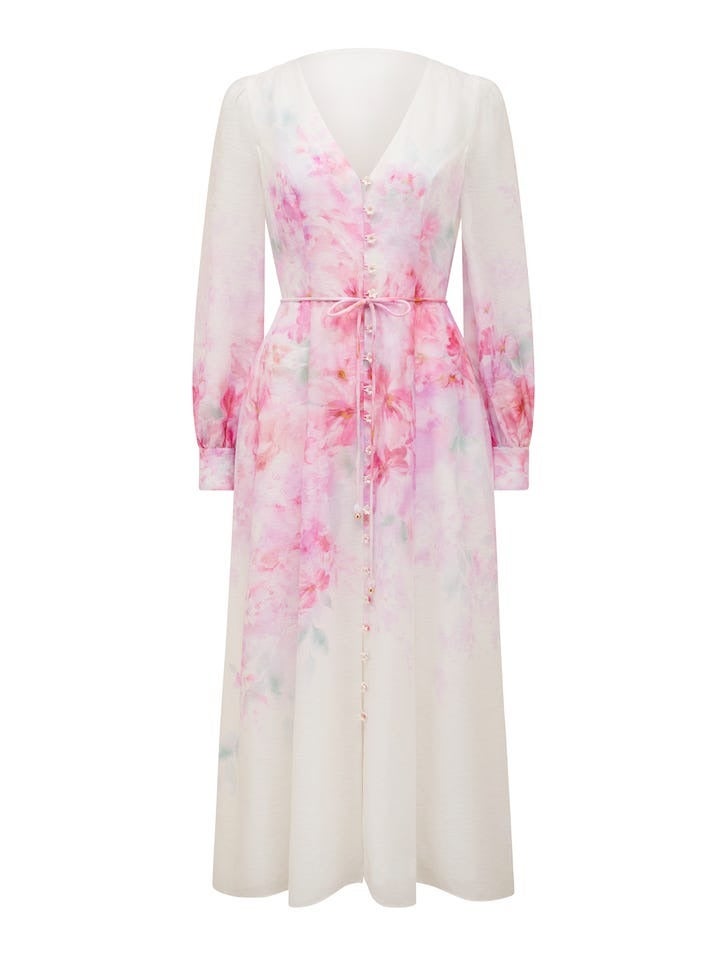 Kahlani Printed Midi Dress | Midi Dress | Floral Dress | Women's Dresses