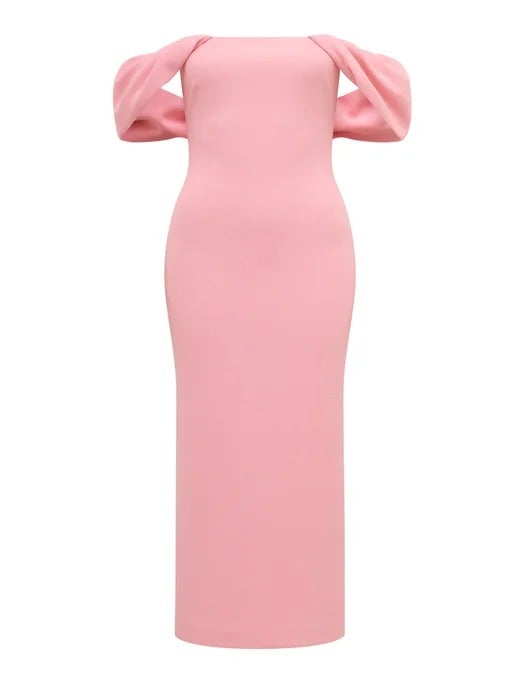 Jacinta Off-Shoulder Bodycon Midi Dress
