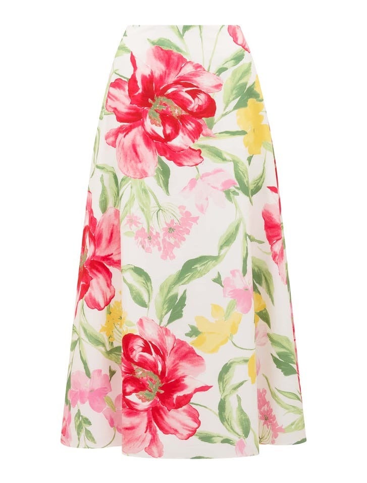 Talia Printed Midi Skirt | Skirt | Floral Skirt | Set 
